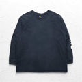 Carhartt T-shirt a maniche lunghe, taglia 3XL, vestibilità originale, colore nero, cotone, taglia grande