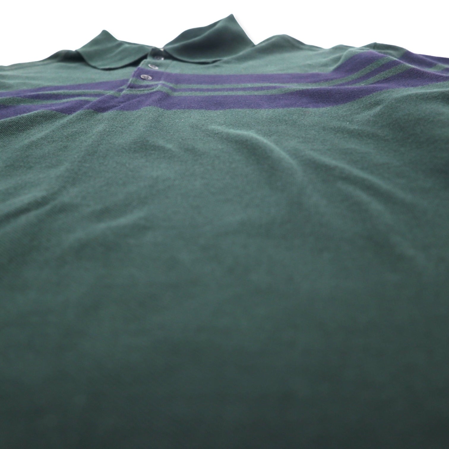 Eddie Bauer Polo a maniche lunghe L kaki cotone piqué