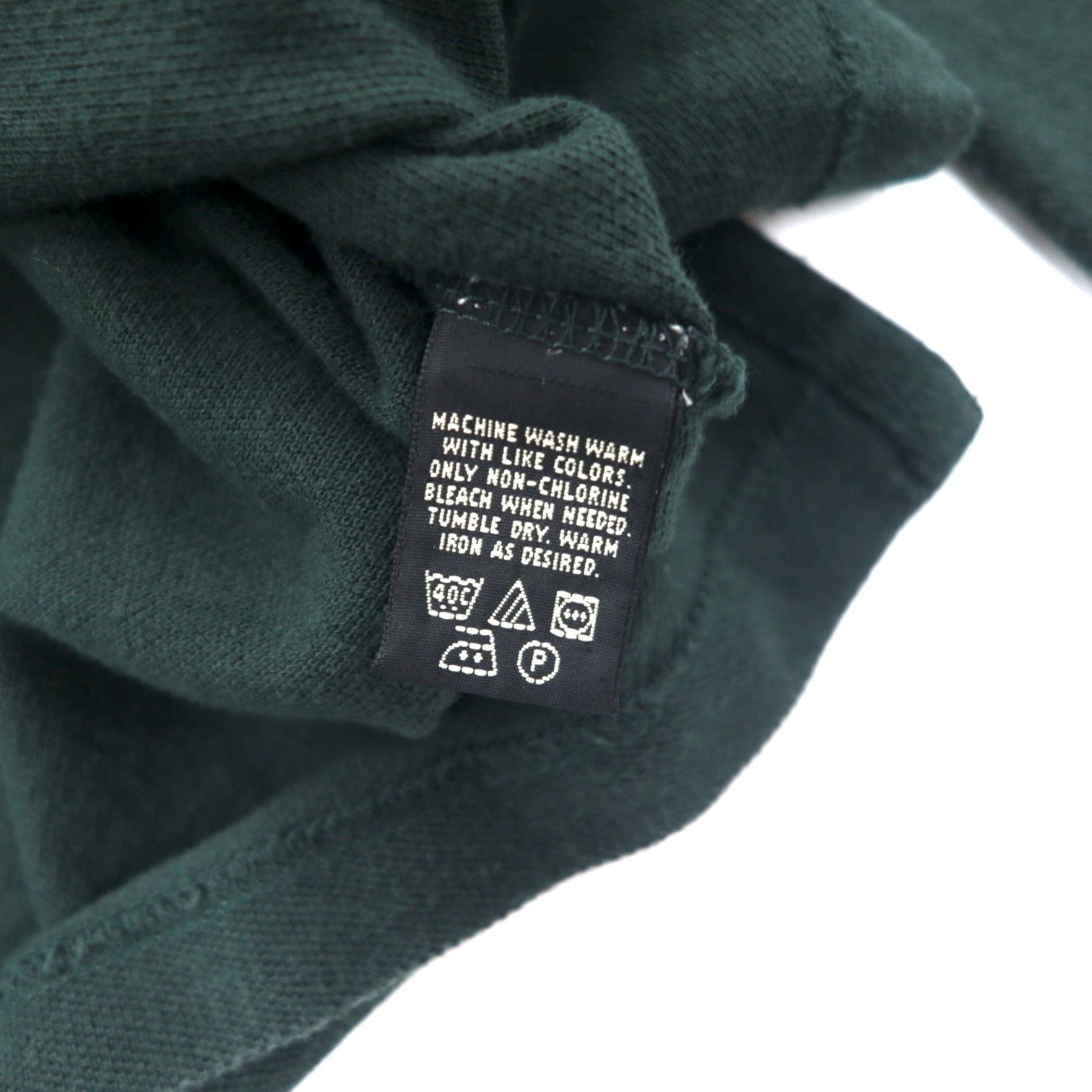 Eddie Bauer Polo a maniche lunghe L kaki cotone piqué