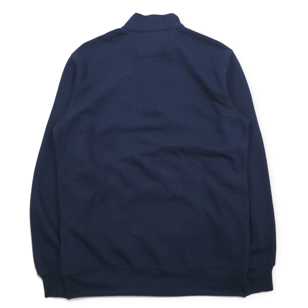 Carhartt Felpa girocollo a mezza zip, vestibilità ampia, taglia M, blu navy, cotone ignifugo CAT3 Flame-Resistant Force Loose Fit Midweight Mock Neck Sweatshirt TS5028-FRM