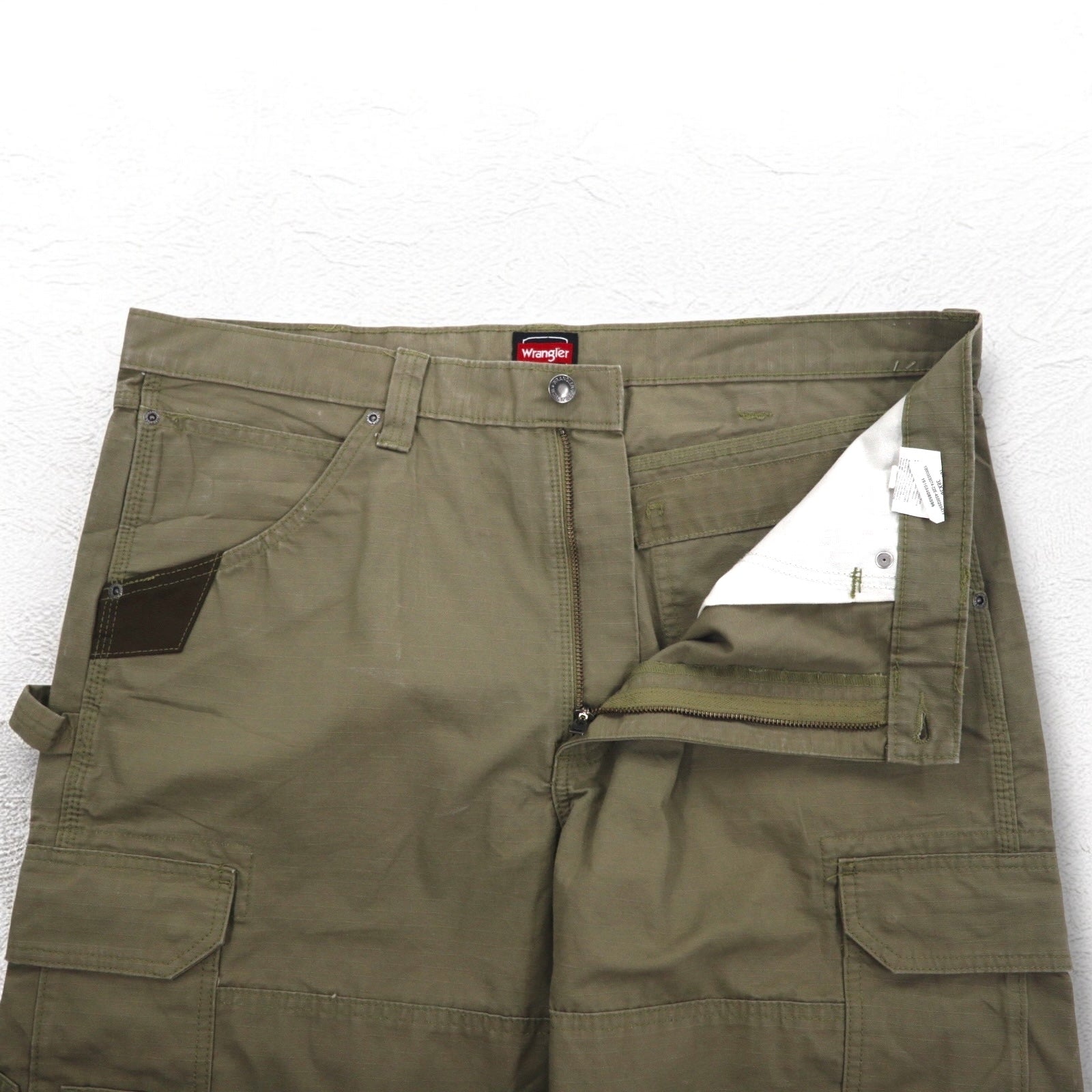 Wrangler WORKWEAR Pantaloni cargo ripstop XL Kaki Cotone 10WMWR1BR
