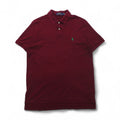 POLO RALPH LAUREN Polo L Bordeaux Cotone Ricamo Small Pony
