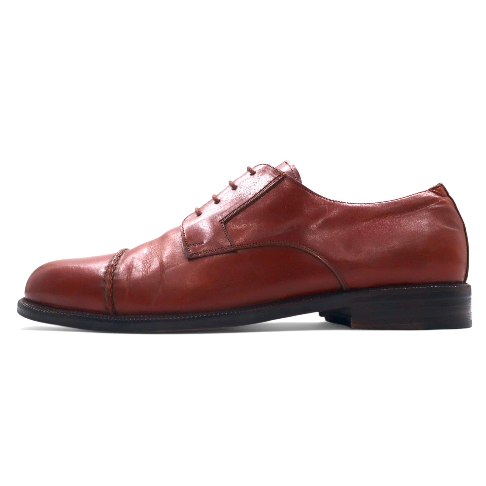 DAVID EDEN Scarpe eleganti francesine con punta liscia 27.5cm Marroni in pelle