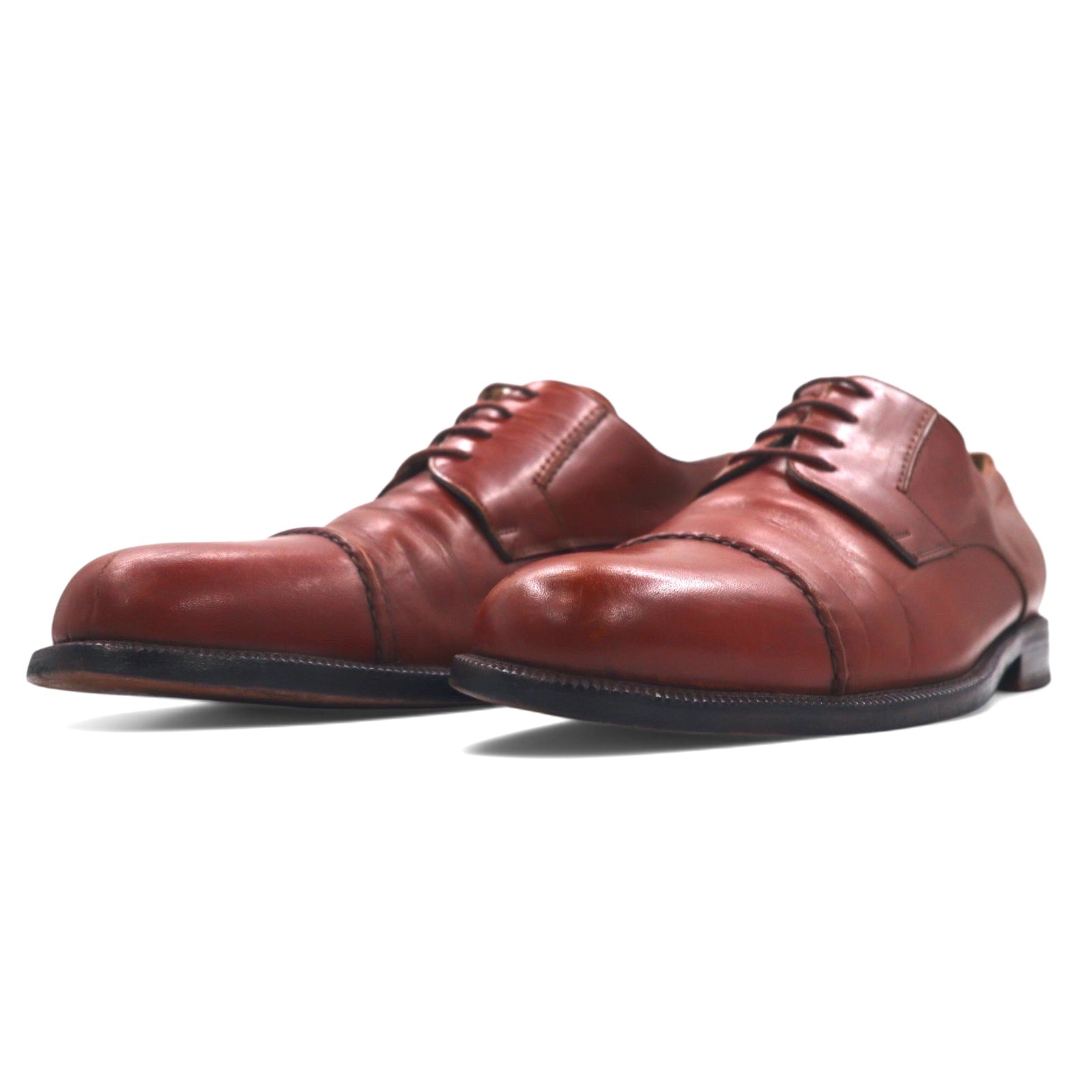 DAVID EDEN Scarpe eleganti francesine con punta liscia 27.5cm Marroni in pelle
