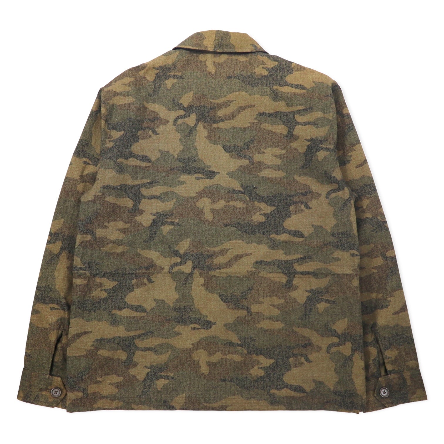 Stussy M-65 Field Jacket M Cachi Camouflage Cotone Coulisse
