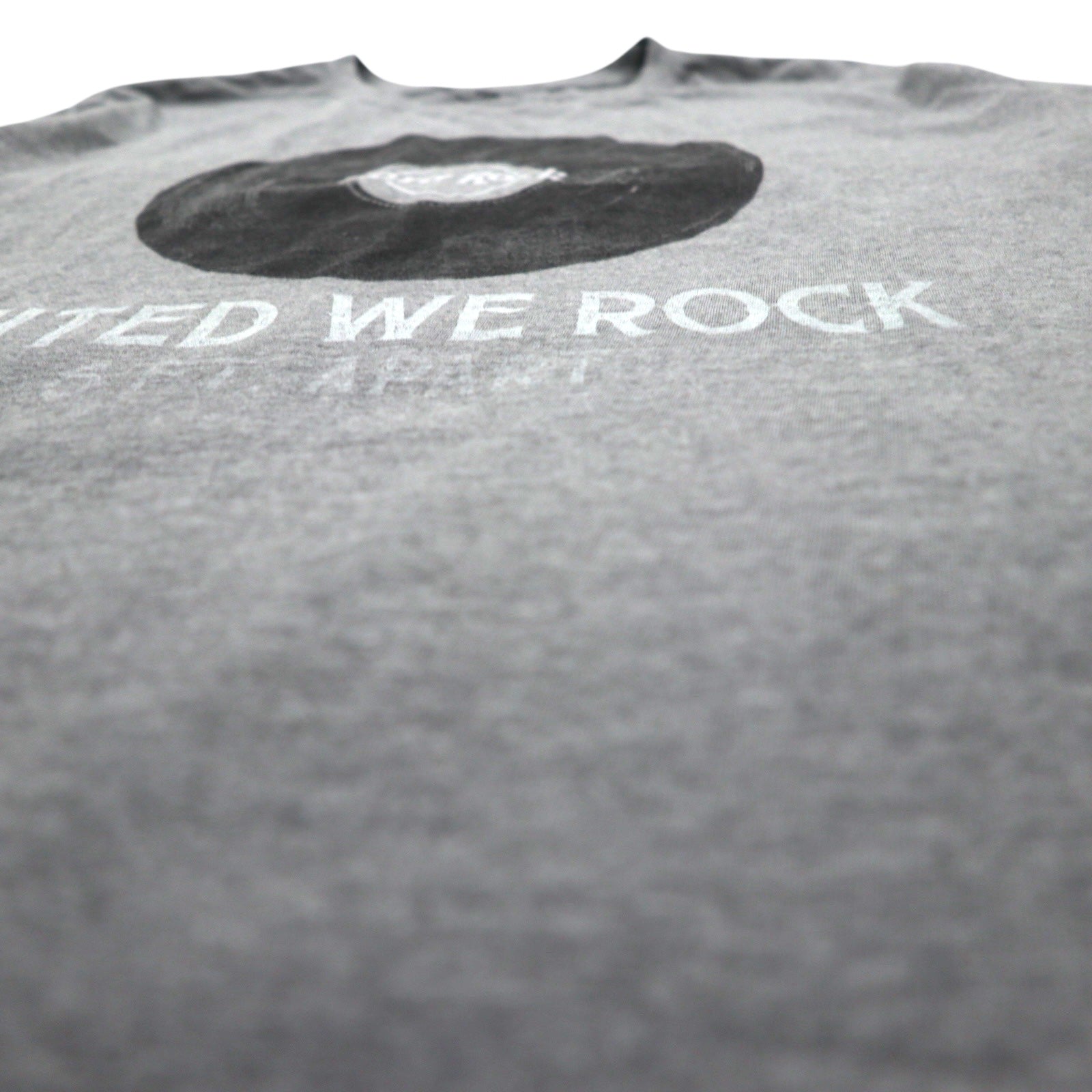 Hard Rock CAFE レコード プリント Tシャツ L グレー コットン UNITED WE ROCK