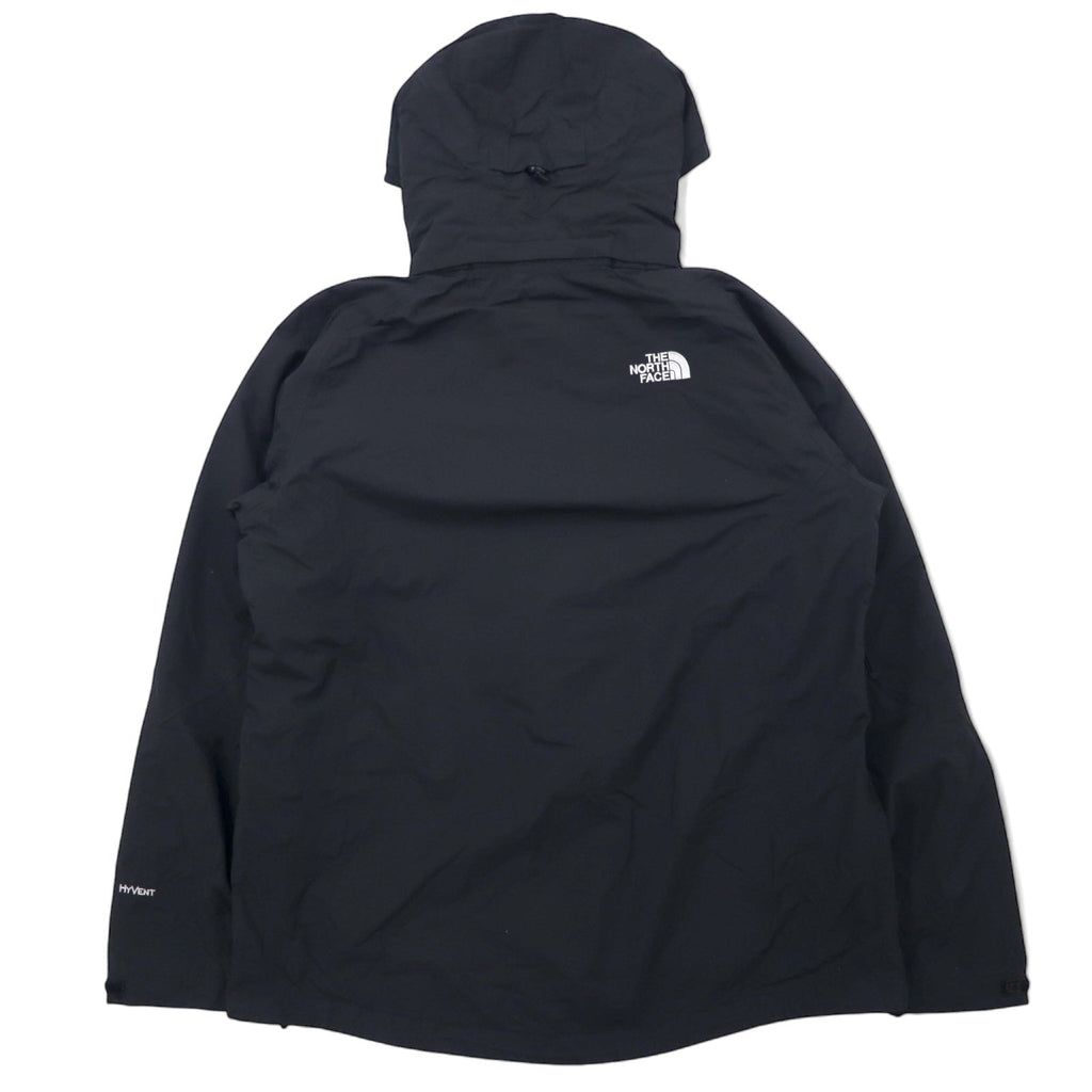 THE NORTH FACE マウンテンパーカー M ブラック ナイロン HYVENT 撥水 透湿 ジップインジップ搭載 US規格