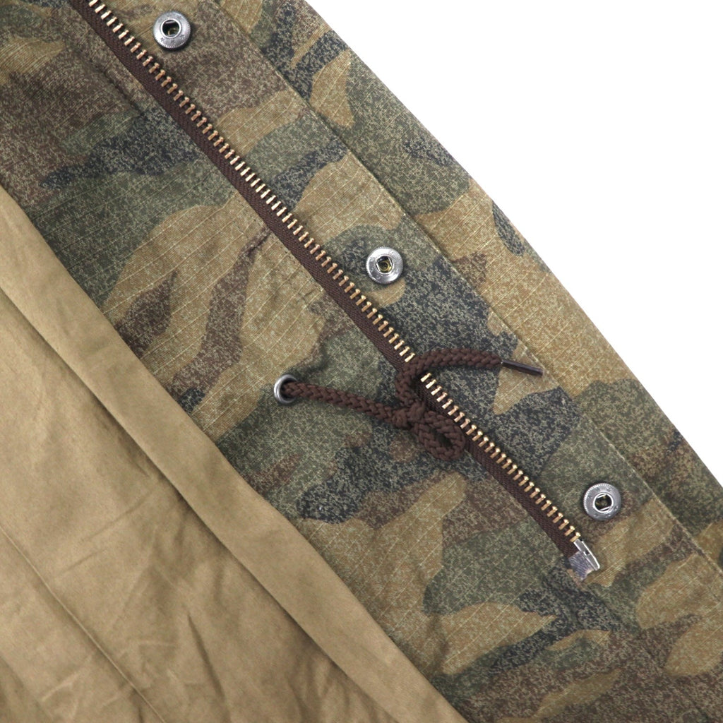 Stussy M-65 Field Jacket M Cachi Camouflage Cotone Coulisse