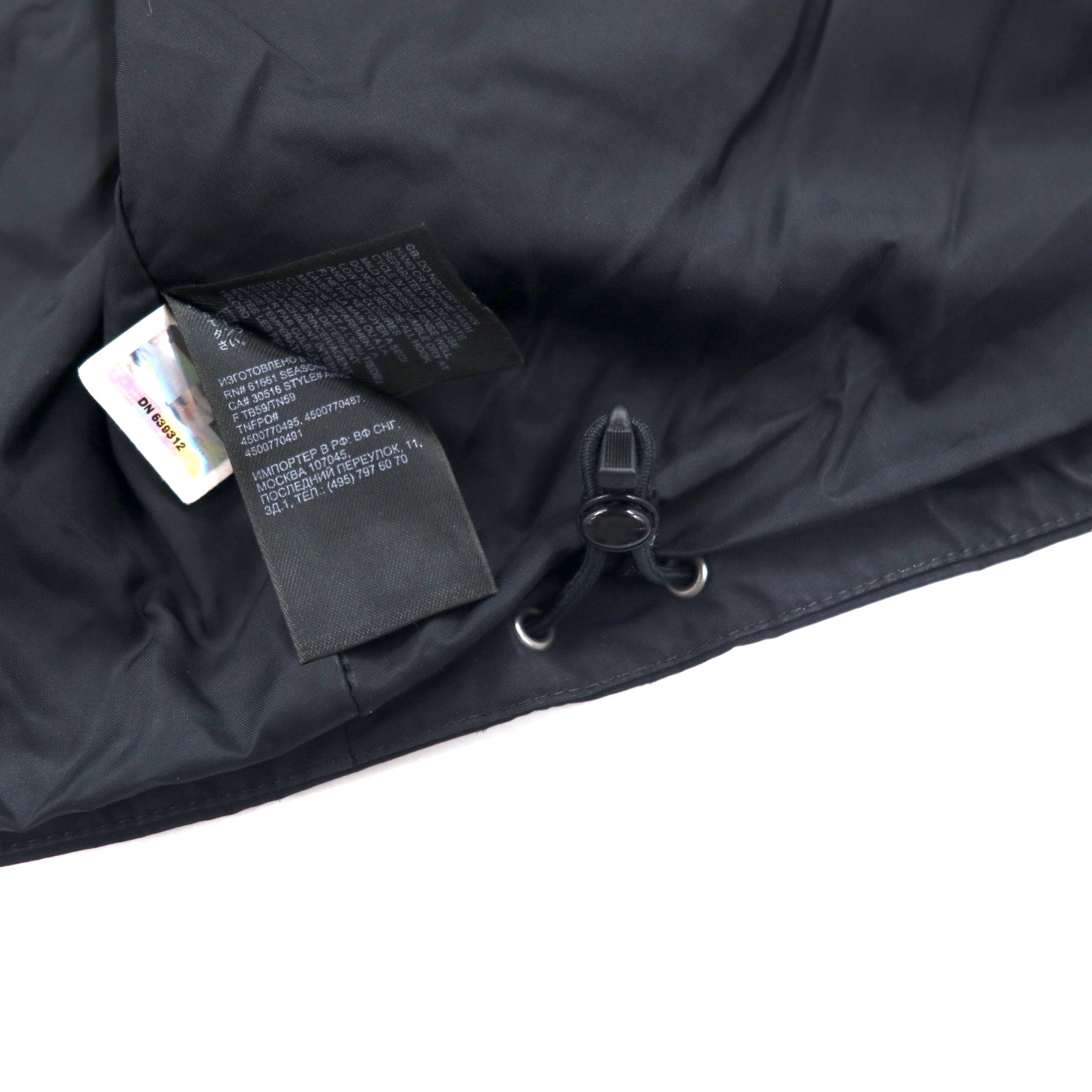 THE NORTH FACE Giacca a vento M Nera Nylon HYVENT Idrorepellente Traspirante Zip-in Zip integrata Standard USA