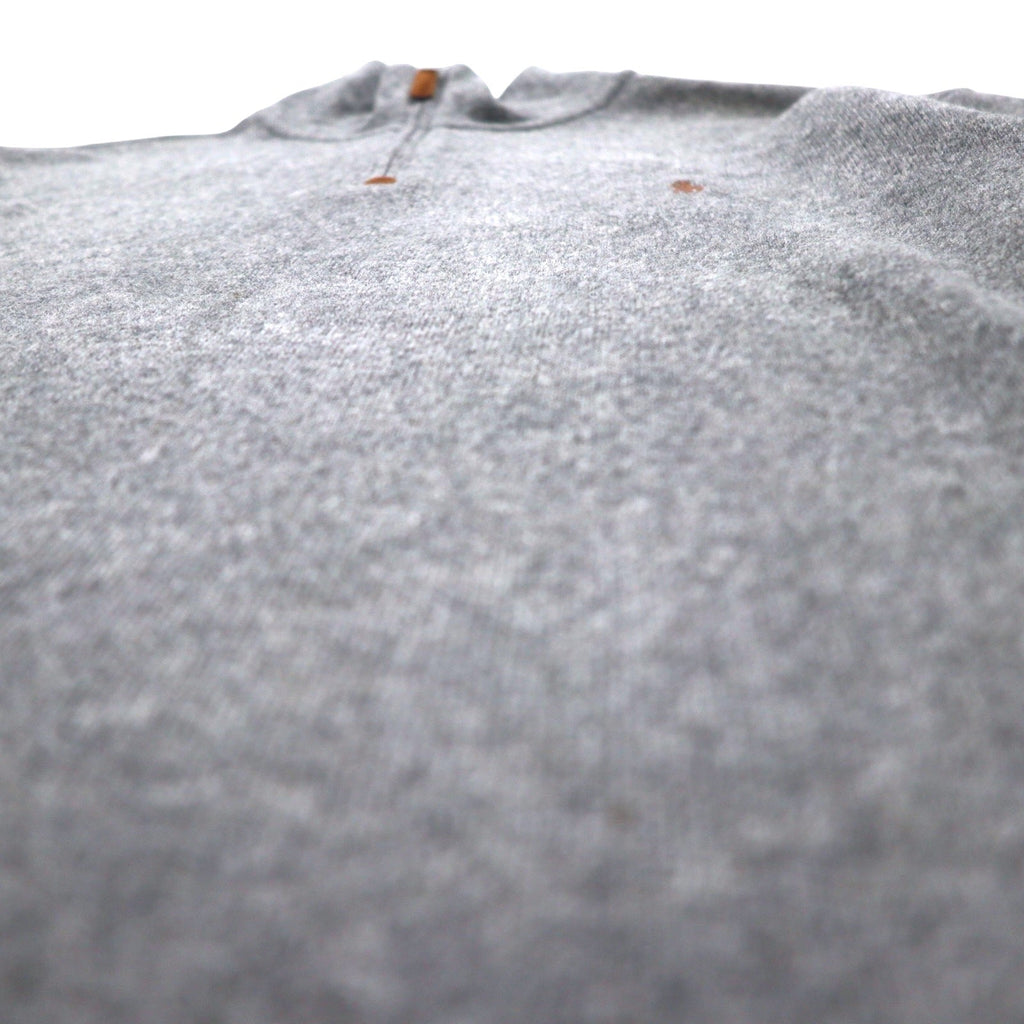 POLO RALPH LAUREN ハーフジップ スウェット L グレー コットン スモールポニー刺繍