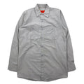 RED KAP Camicia da lavoro S Grigio Poliestere Cotone Tasche frontali Prodotta in Honduras