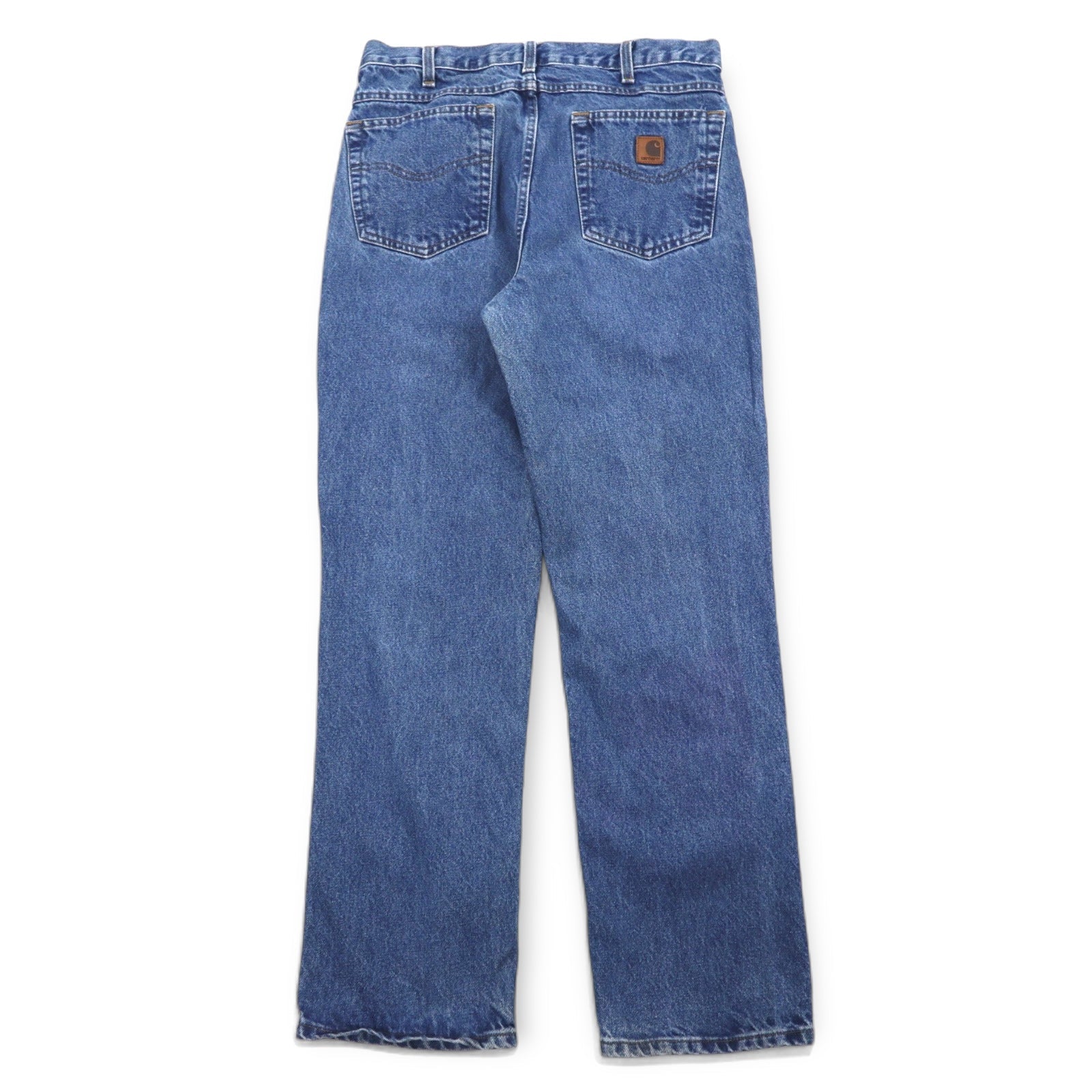 Carhartt Jeans Traditional Fit L Indigo Blu Cotone B180 DST Fabbricato in Messico