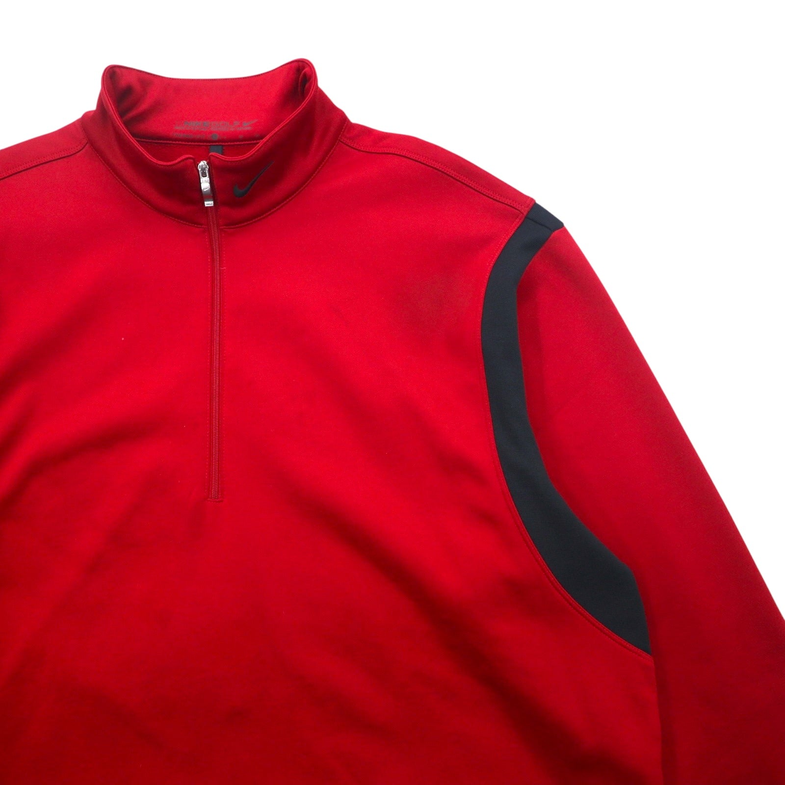 NIKE GOLF Maglia Track Jacket Mezza Zip Rosso Taglia L 1/4 Zip Therma-Fit Pullover Fleece Jacket 381259-651