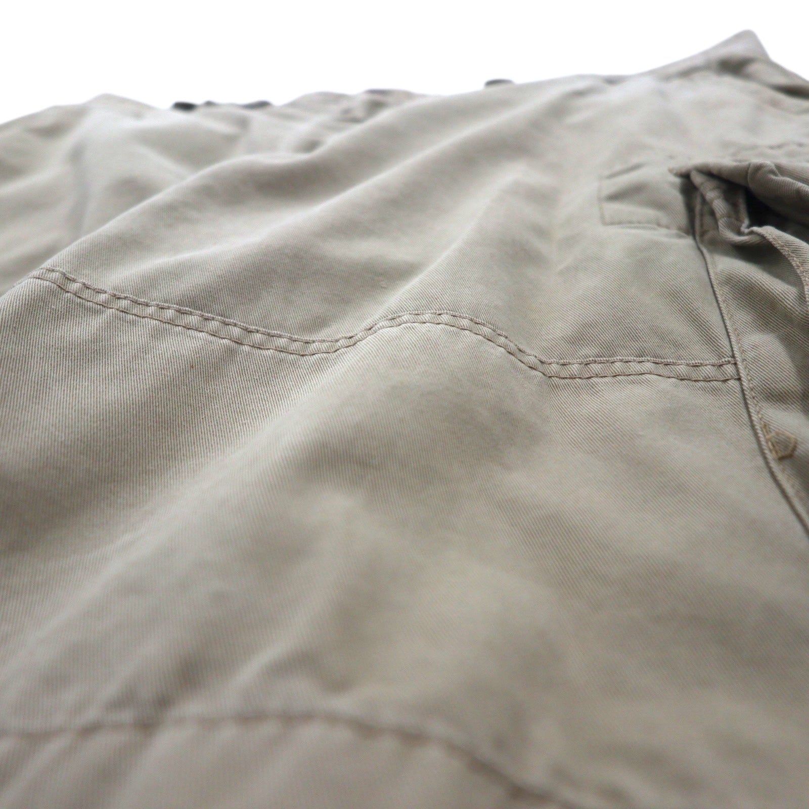 Polo by Ralph Lauren anni '90, pantaloncini cargo Polo Chino baggy, shorts, taglia XL, beige, cotone, al ginocchio