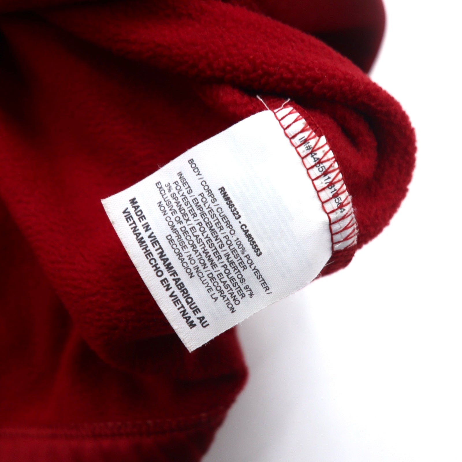 NIKE GOLF Maglia Track Jacket Mezza Zip Rosso Taglia L 1/4 Zip Therma-Fit Pullover Fleece Jacket 381259-651