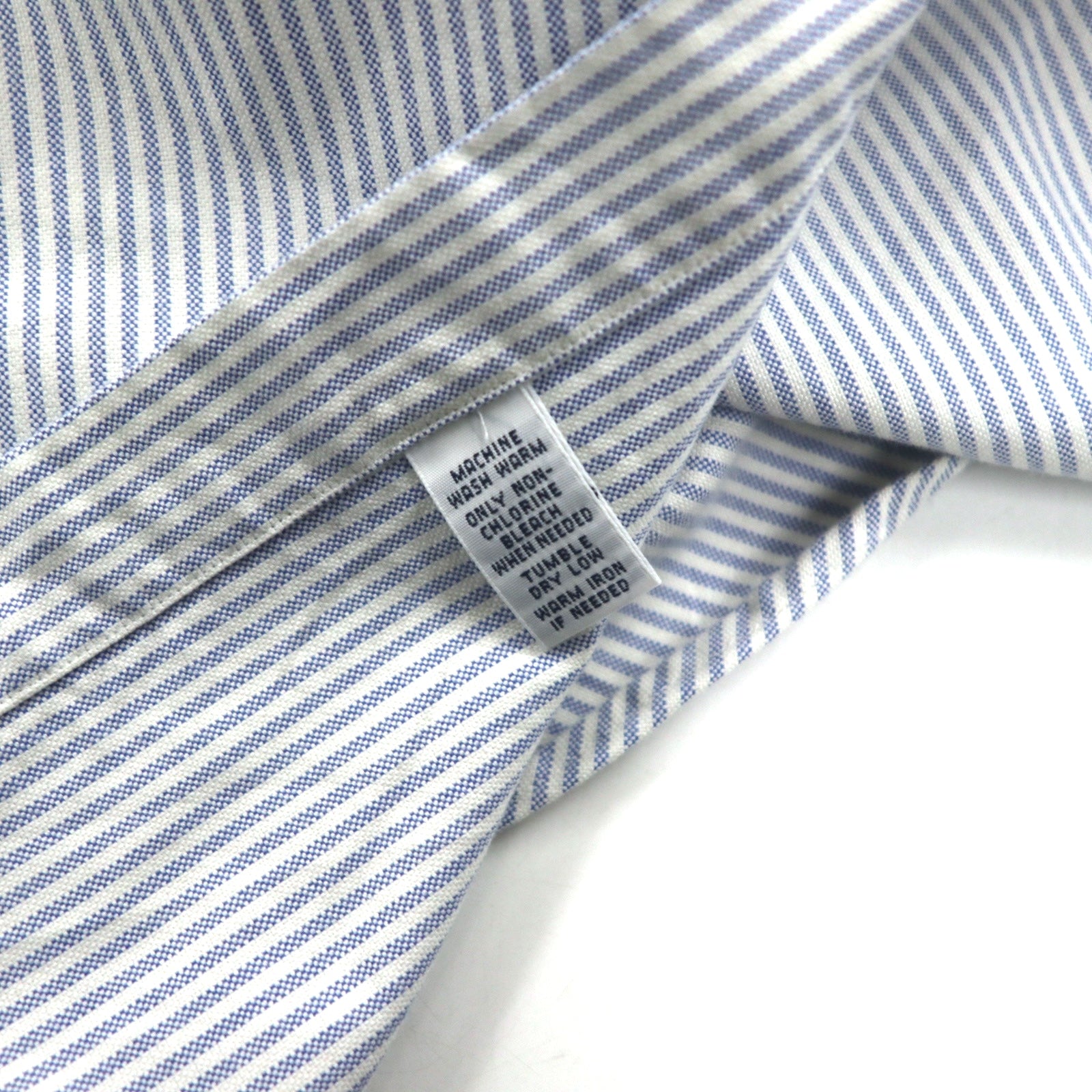 Camicia button-down Ralph Lauren anni '90 CLASSIC FIT in oxford, XL, a righe blu e bianche con ricamo pony piccolo