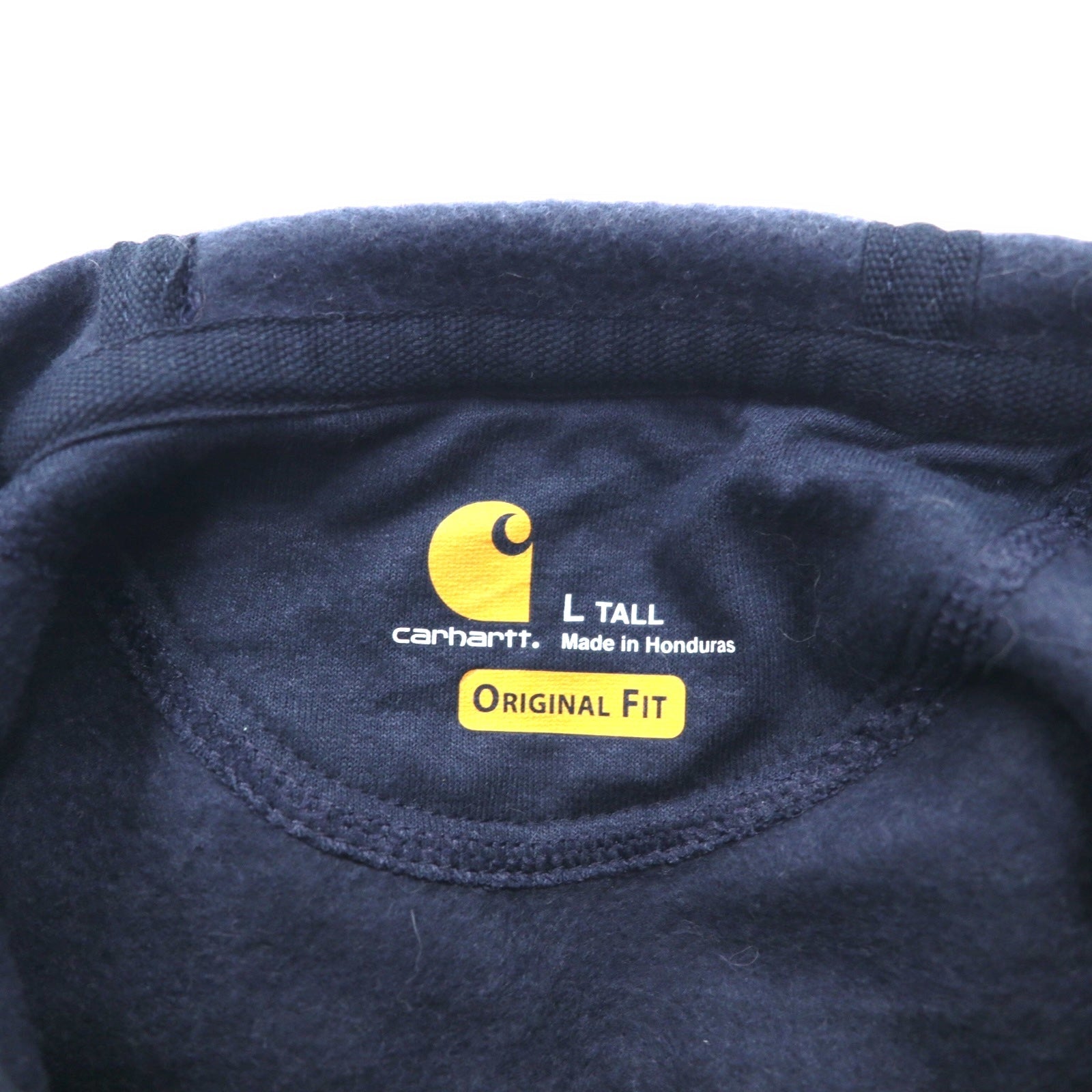 Carhartt Felpa con cappuccio pullover L blu navy, cotone, interno felpato, MIDWEIGHT PO HOODIE K121-472