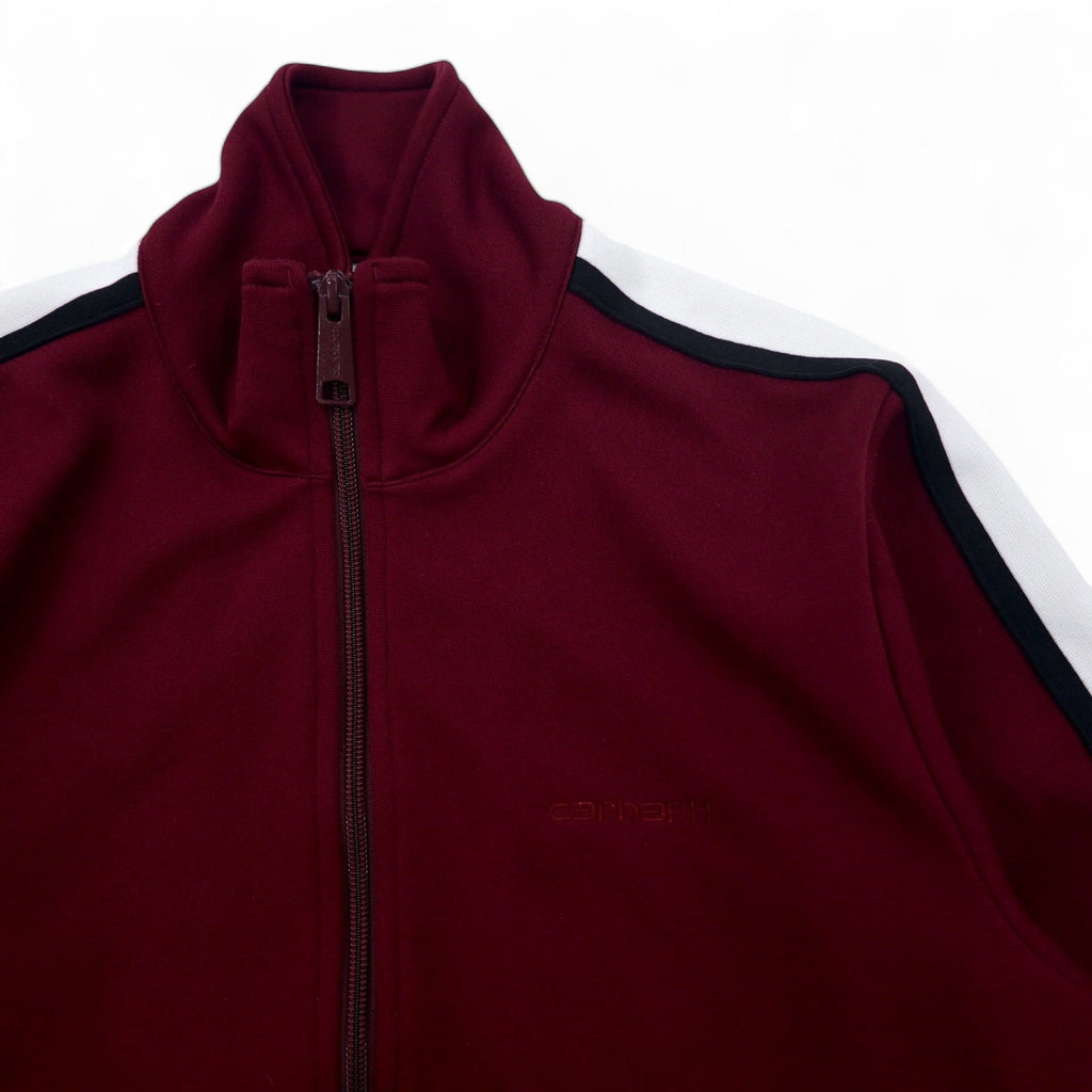 carhartt WIP Giacca da Pista Tuta S Viola Poliestere Bande Laterali Logo Ricamato W' Evie Jacket 1026904