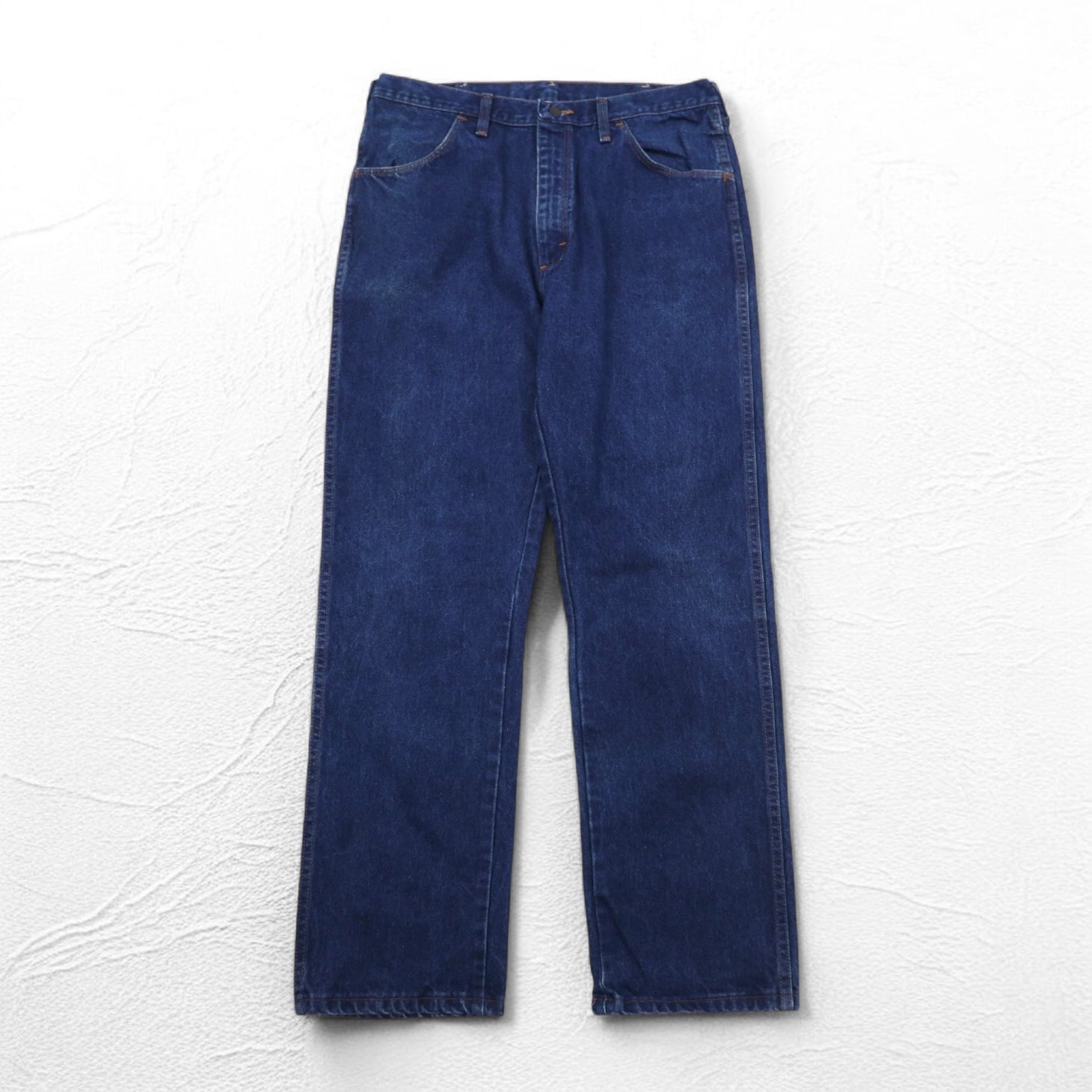 RUSTLER (Wrangler) Pantaloni in denim anni '90 USA L Blu indaco 87620NV