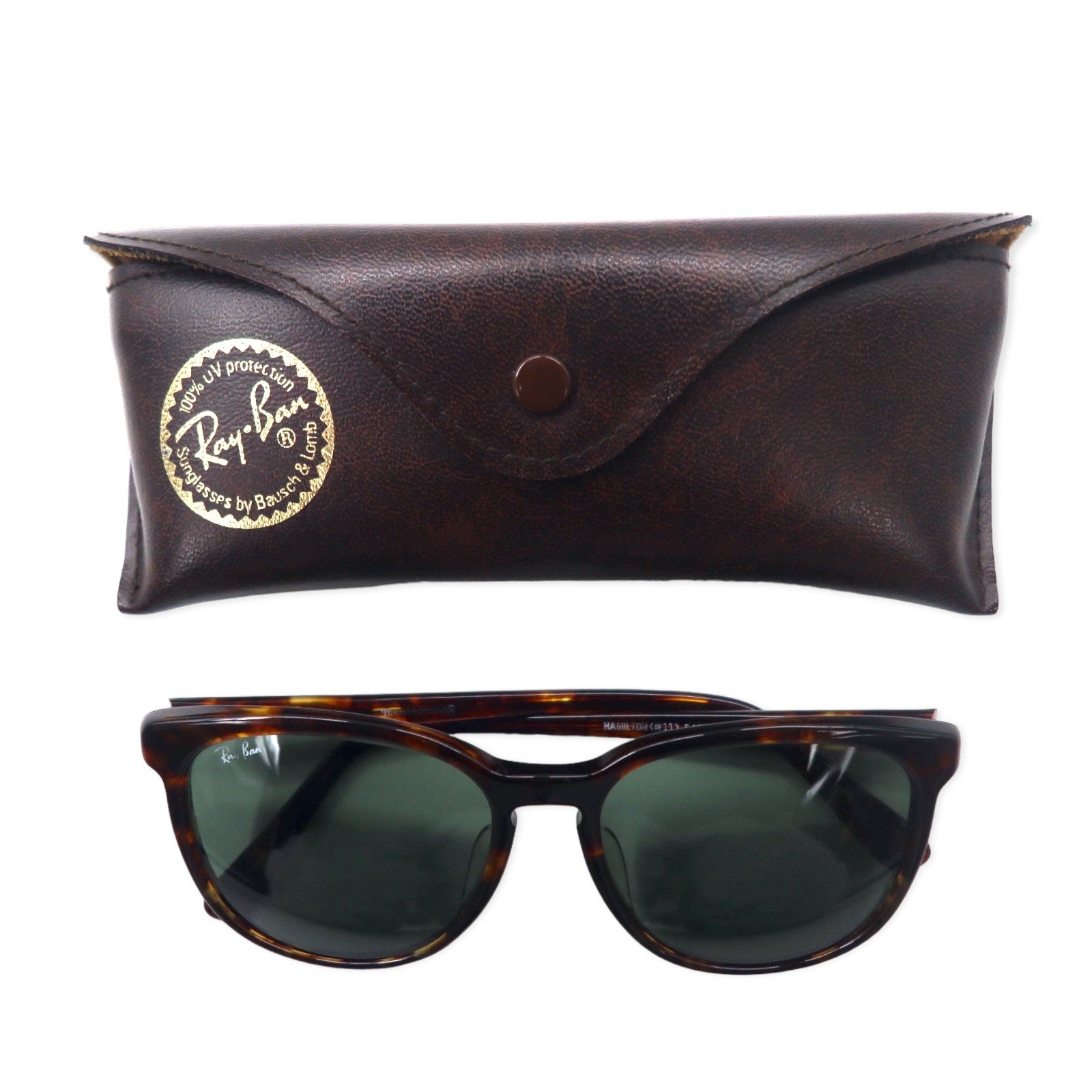 Ray-Ban TRADITIONALS Occhiali da sole Boston marroni in tartaruga HAMILTON ( #11 ) 54□18 prodotti da B&L Bausch & Lomb