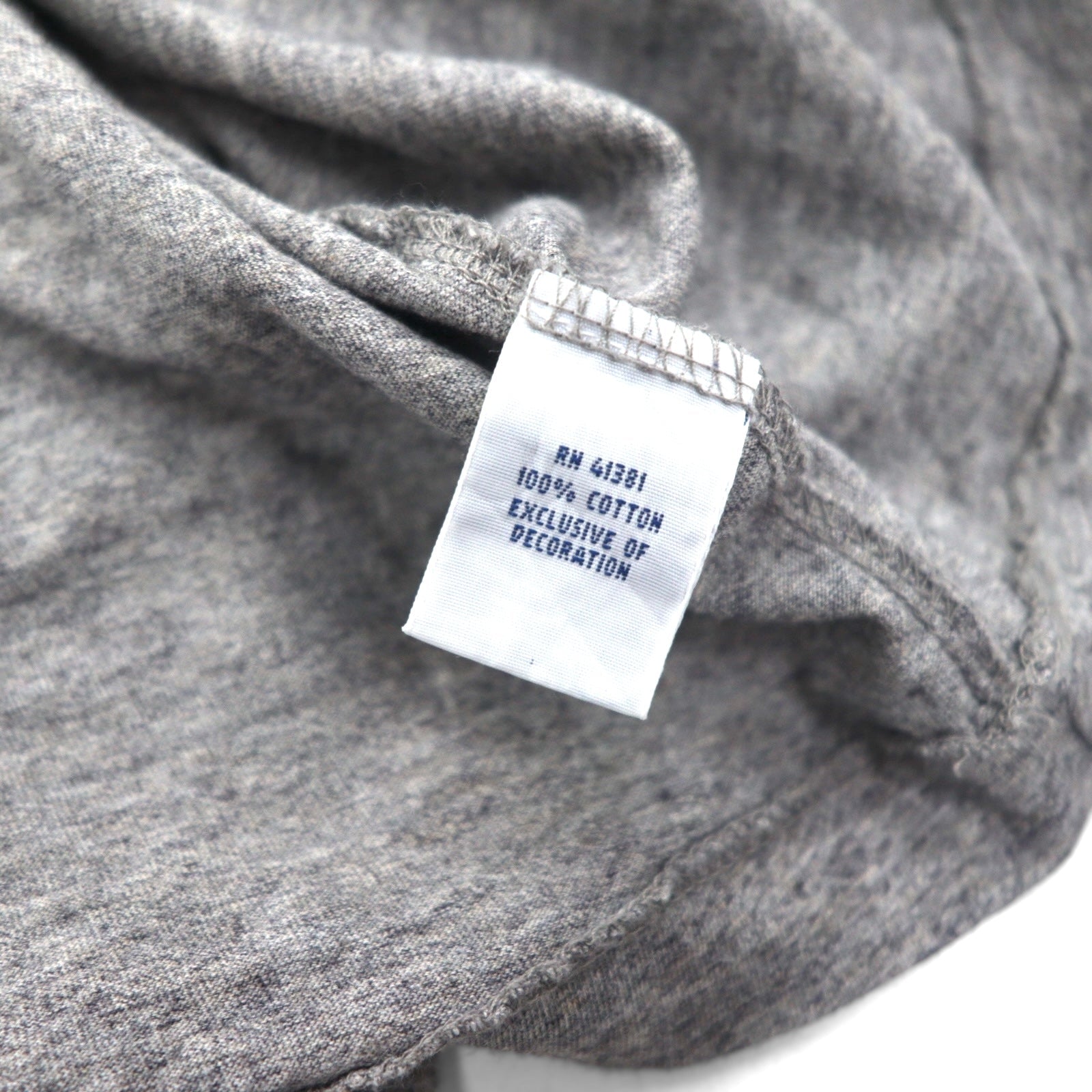 Polo Ralph Lauren ビッグサイズ 長袖Tシャツ ロンT 4XL グレー 胸ポケット スモールポニー刺繡