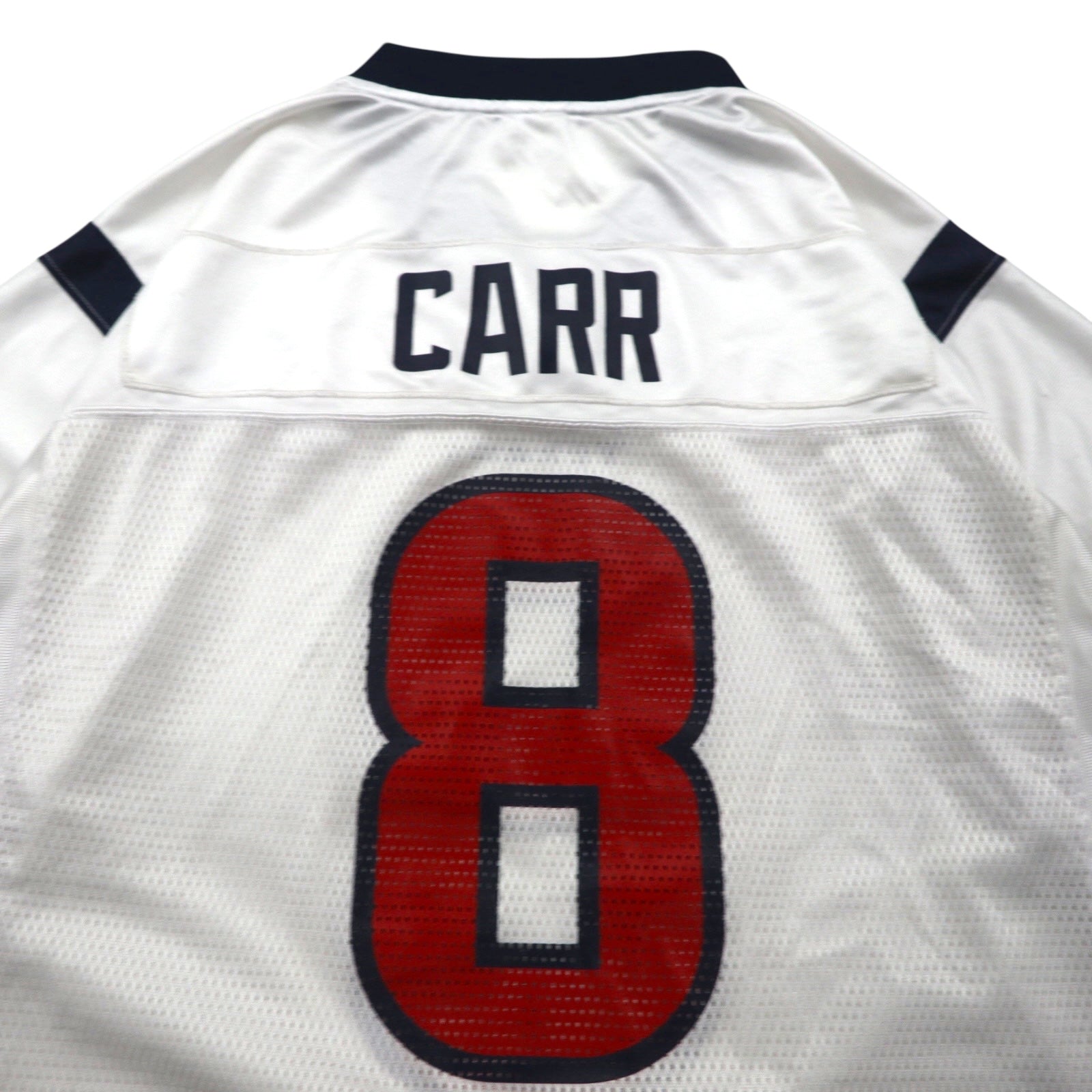 reebok maglia da gioco L bianca poliestere mesh numerata NFL TEXANS