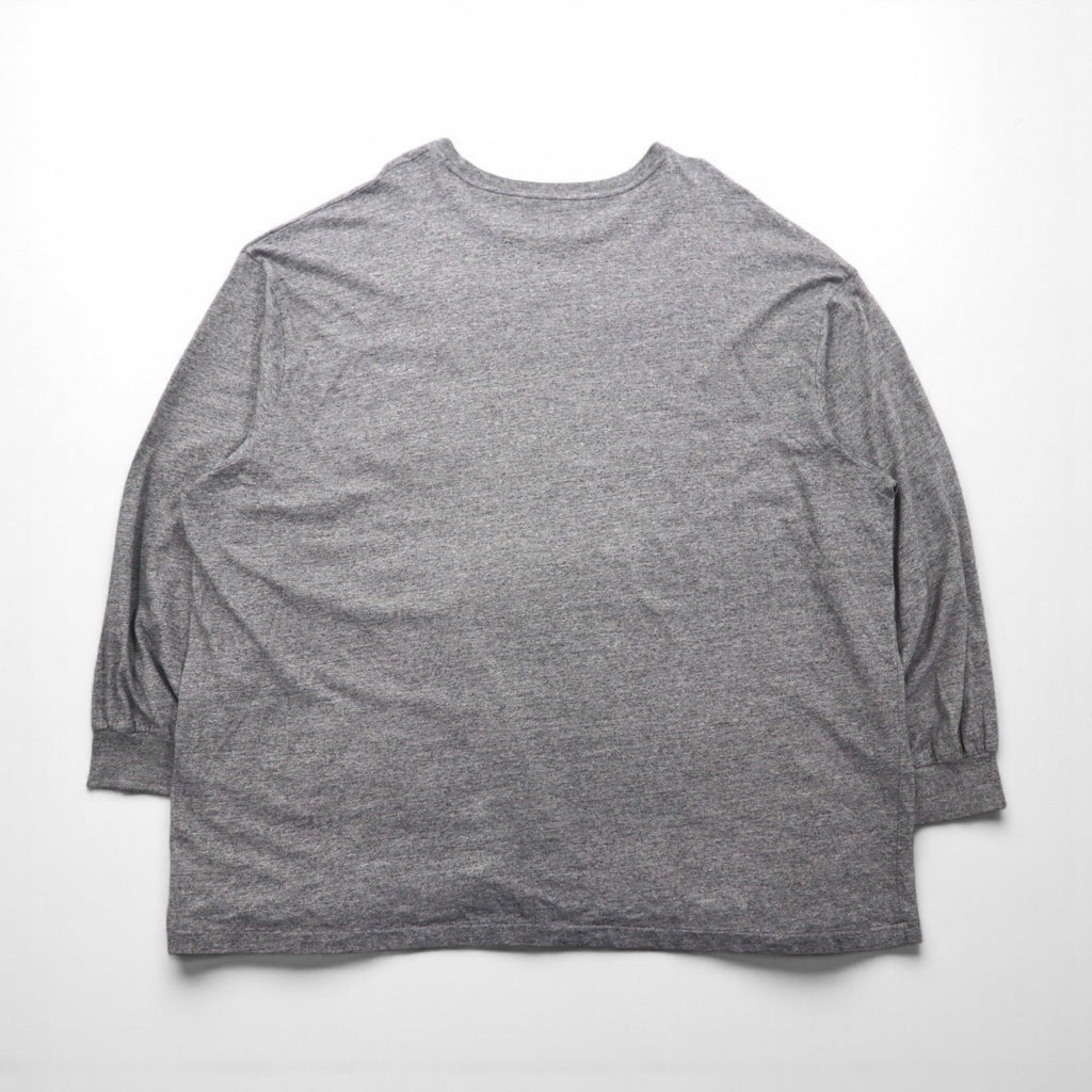 Polo Ralph Lauren ビッグサイズ 長袖Tシャツ ロンT 4XL グレー 胸ポケット スモールポニー刺繡