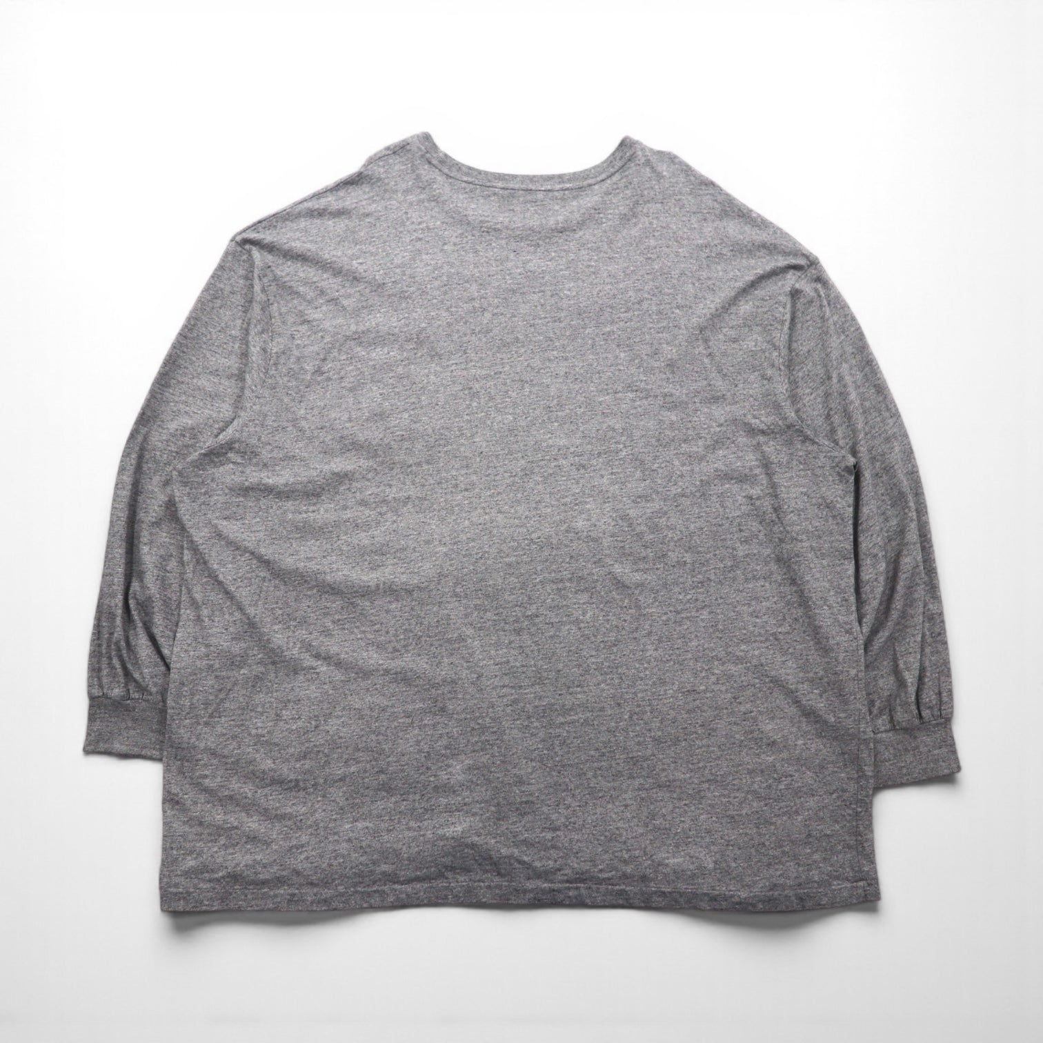 Polo Ralph Lauren ビッグサイズ 長袖Tシャツ ロンT 4XL グレー 胸ポケット スモールポニー刺繡