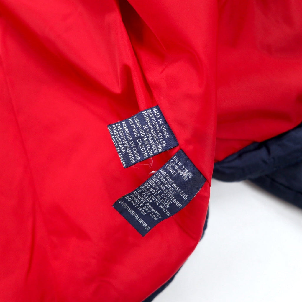 TOMMY HILFIGER 90年代 ダウンジャケット L ネイビー ナイロン フラッグロゴ