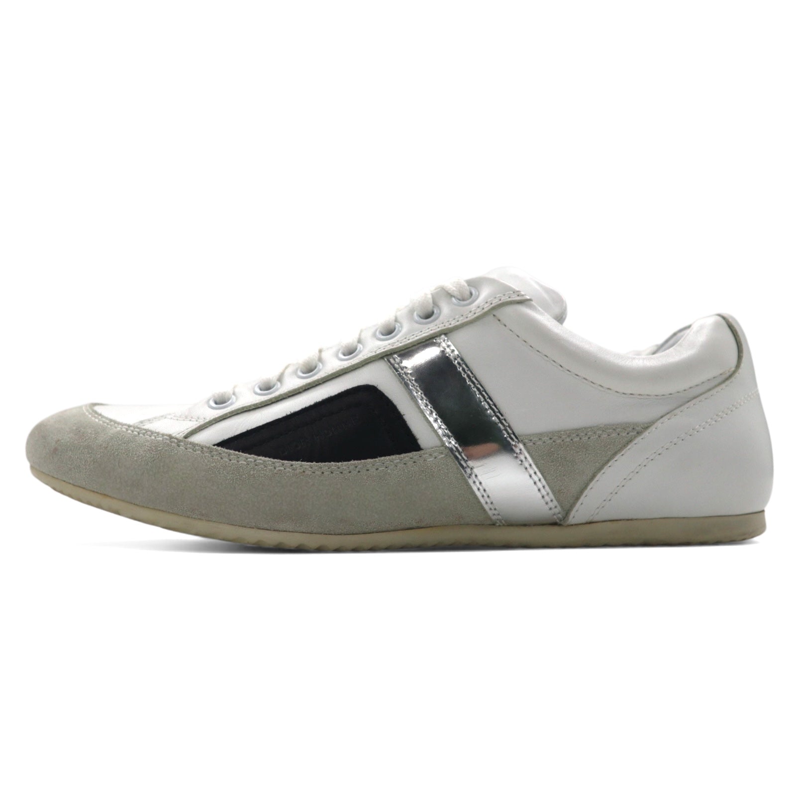 DIOR HOMME sneakers German Trainer 24.5cm, bianco, pelle, made in Italy, Hedi Slimane 07AW