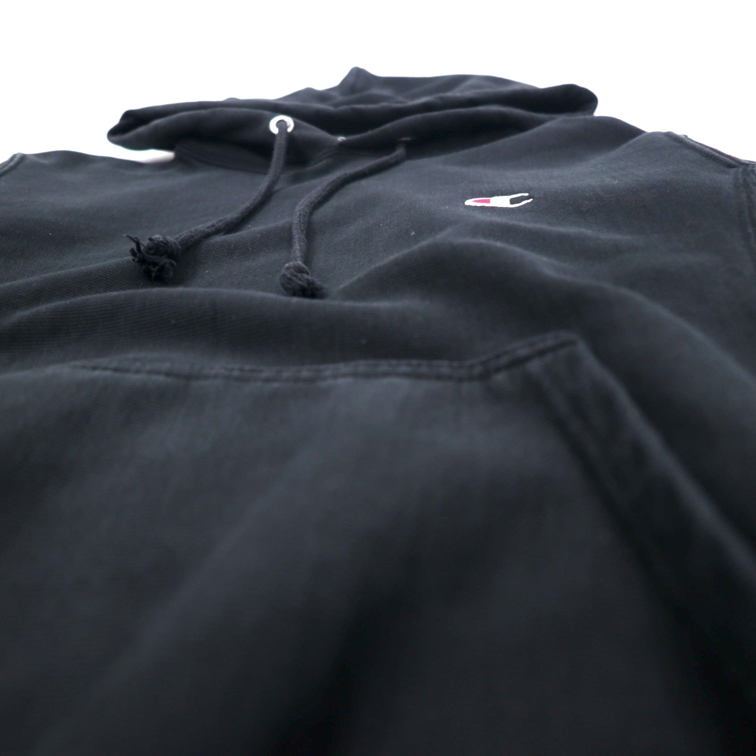 Champion felpa con cappuccio Reverse Weave M nera cotone etichetta blu riedizione made in Pakistan
