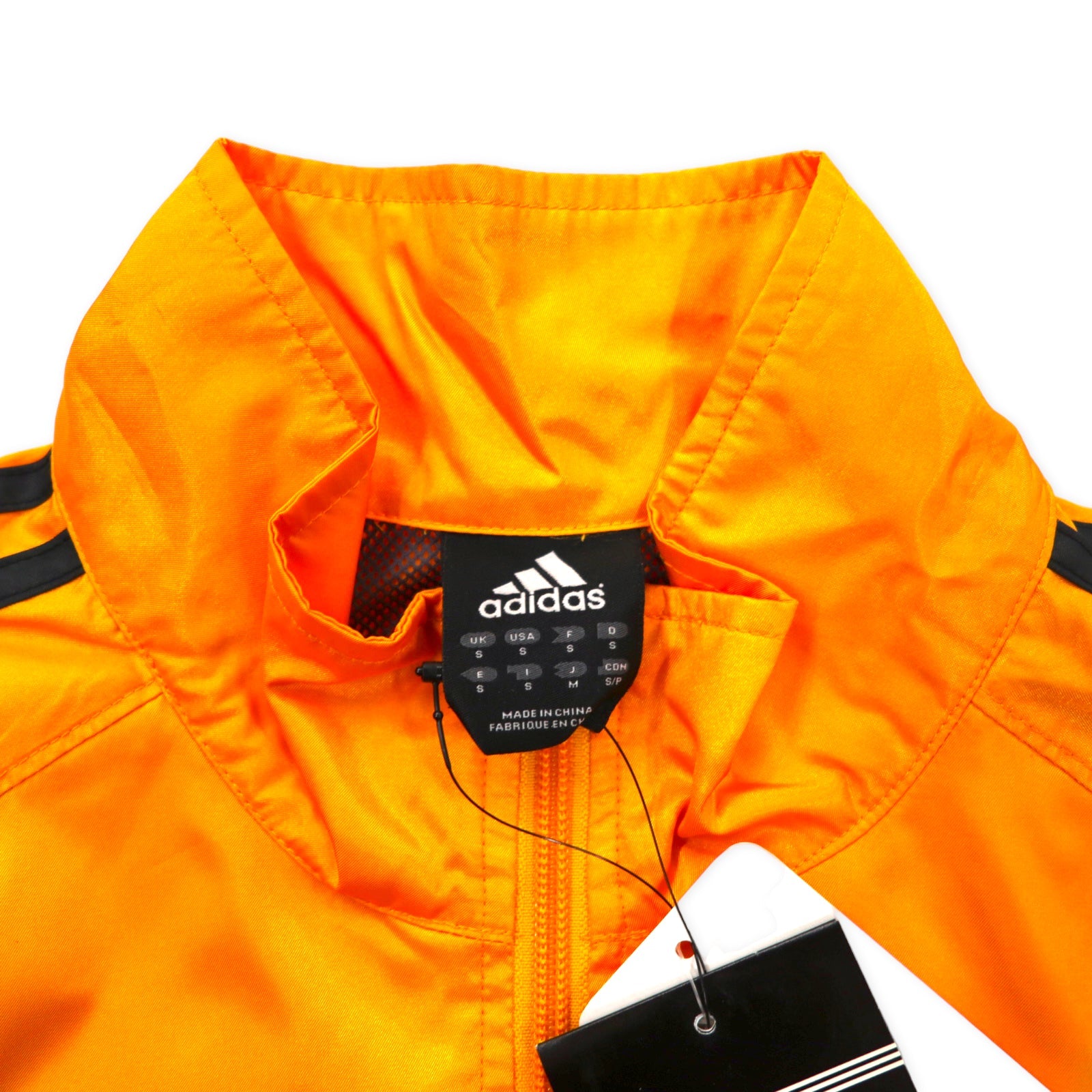 adidas Anni 2000 Track Jacket Tuta M Arancione Poliestere 3 Strisce Nuovo con etichette
