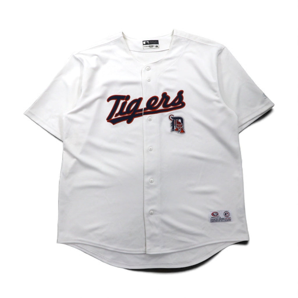 MLB TRUE FAN Maglia da baseball XL Bianco Poliestere Detroit Tigers