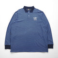 POLO JEANS CO RALPH LAUREN 90年代 長袖ポロシャツ ラガーシャツ XL ブルー ボーダー ビッグサイズ