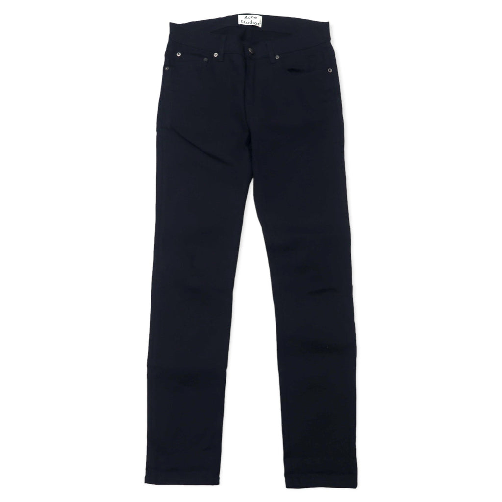 Acne Studios Jeans Skinny Elasticizzati 31 Blu Scuro Cotone ACE NAVY CASH