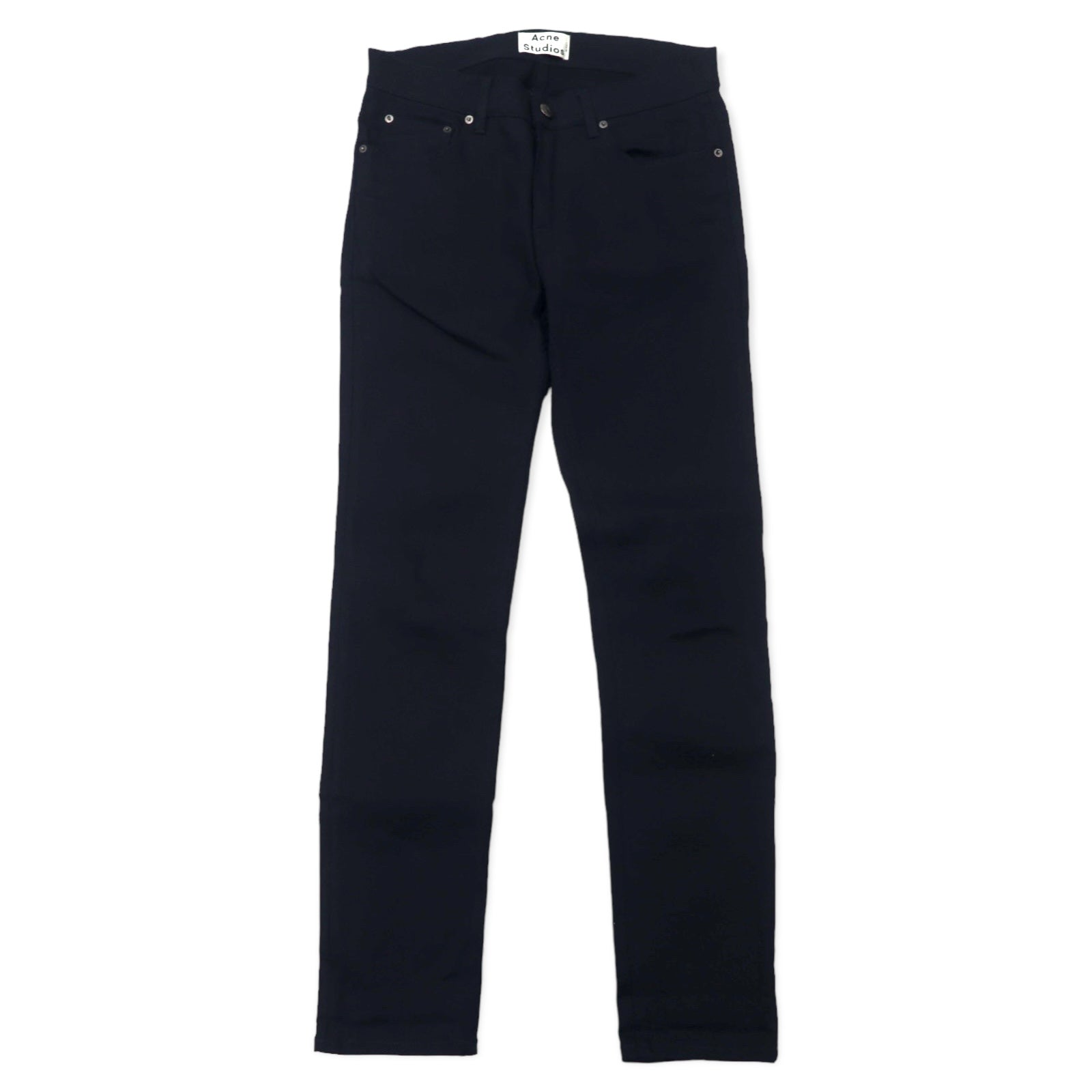 Acne Studios Jeans Skinny Elasticizzati 31 Blu Scuro Cotone ACE NAVY CASH