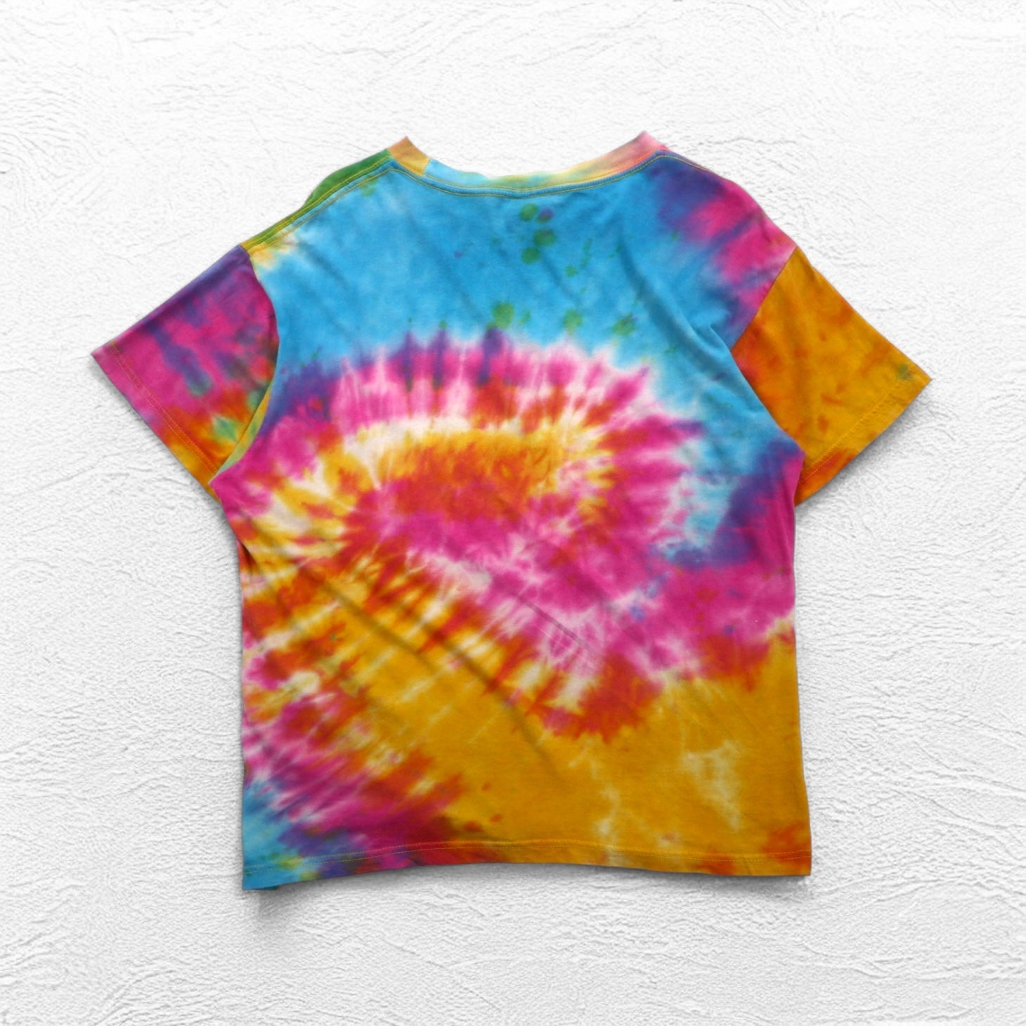 T-shirt college MV SPORT tie-dye XL multicolore cotone Made in Pakistan
