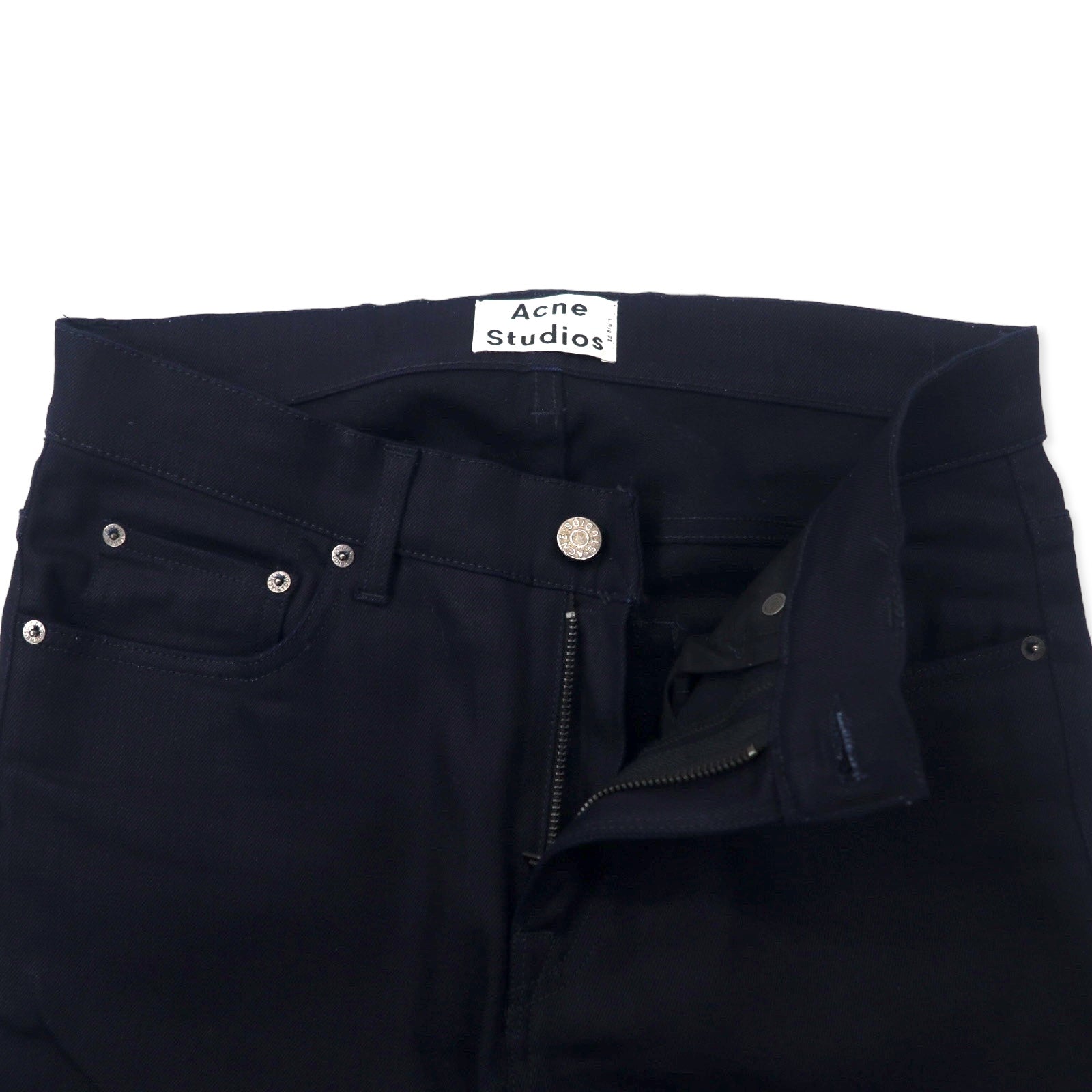 Acne Studios Jeans Skinny Elasticizzati 31 Blu Scuro Cotone ACE NAVY CASH