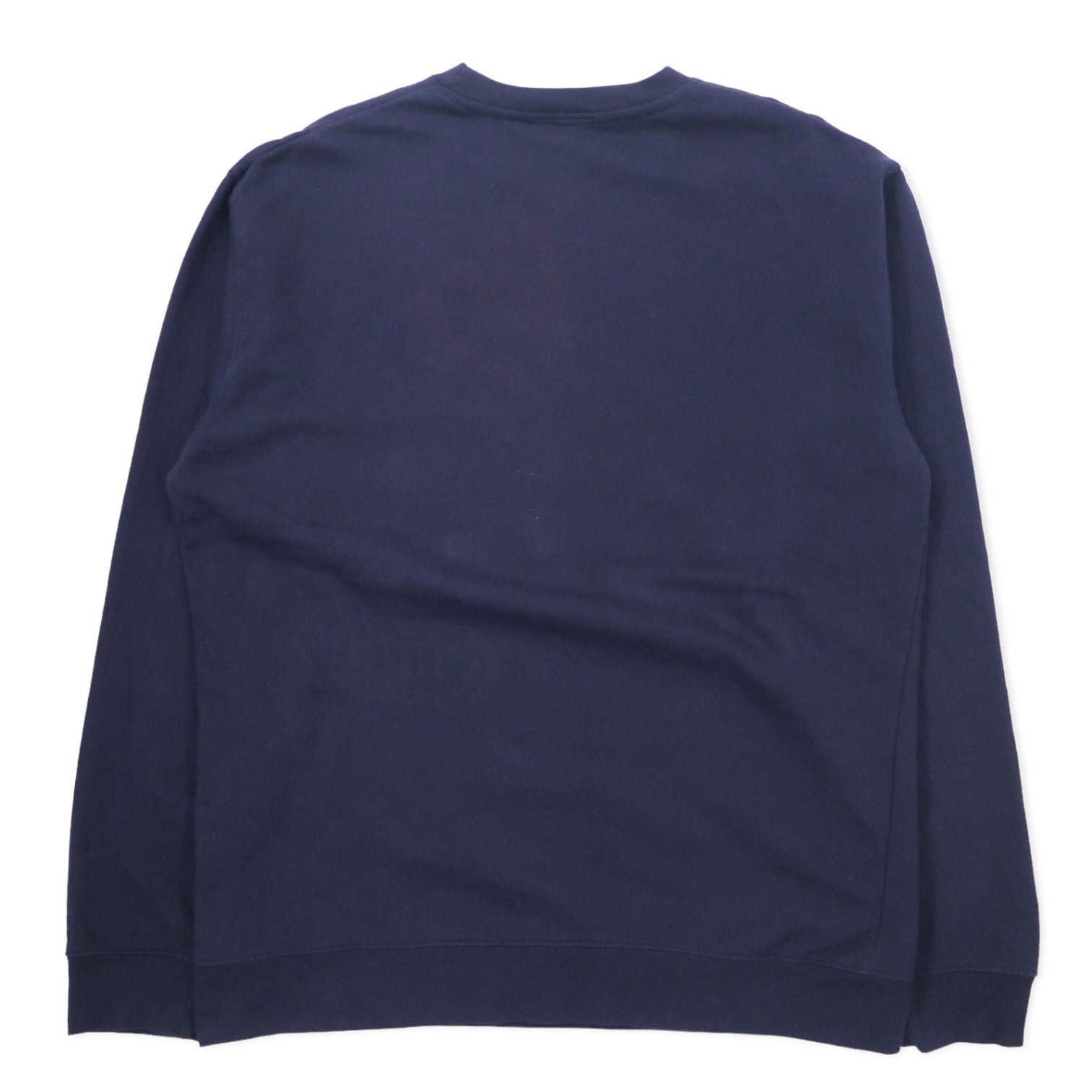 Felpa EAST COAST con stampa ancora, taglia XL, blu navy, cotone, interno felpato, oversize
