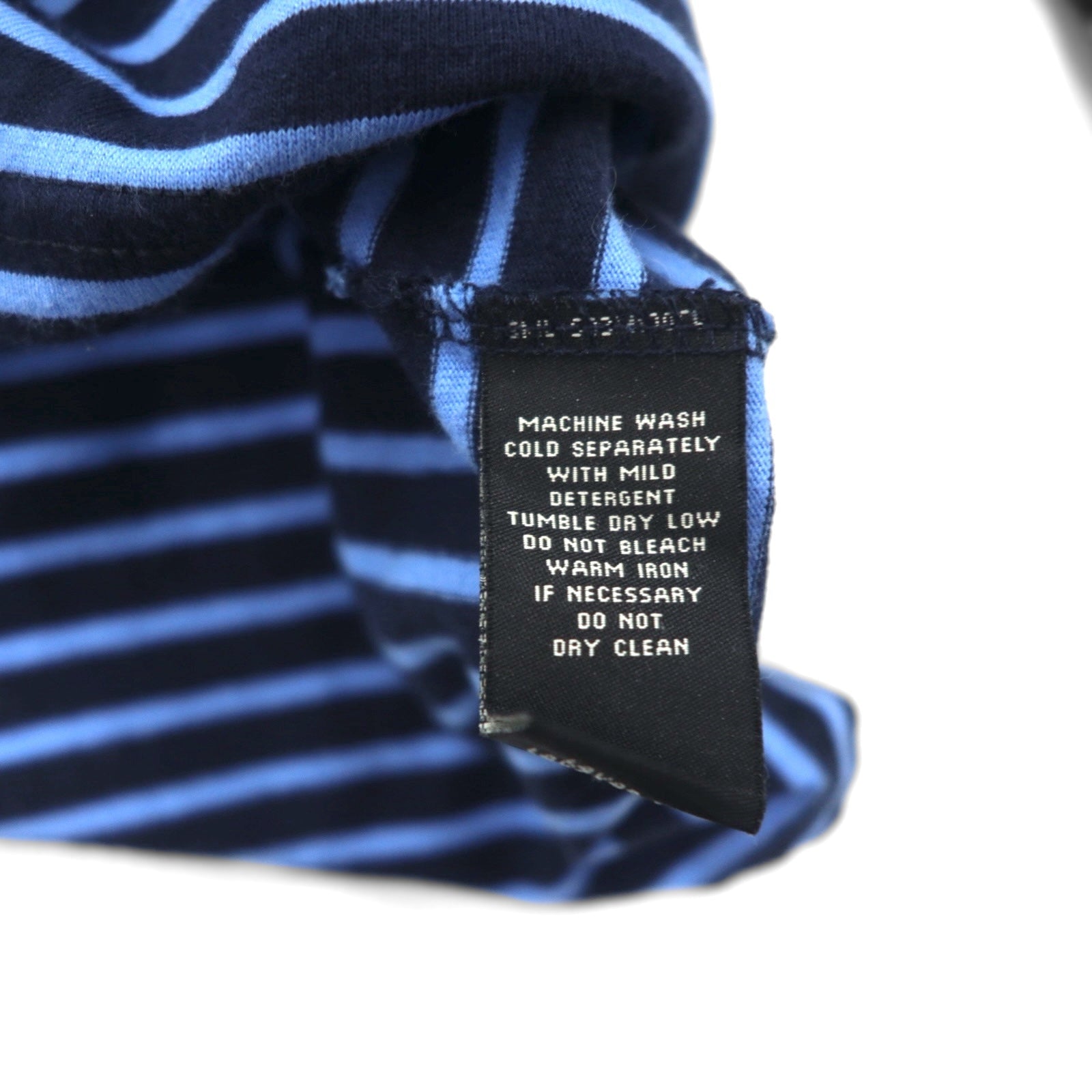 POLO JEANS CO RALPH LAUREN 90年代 長袖ポロシャツ ラガーシャツ XL ブルー ボーダー ビッグサイズ