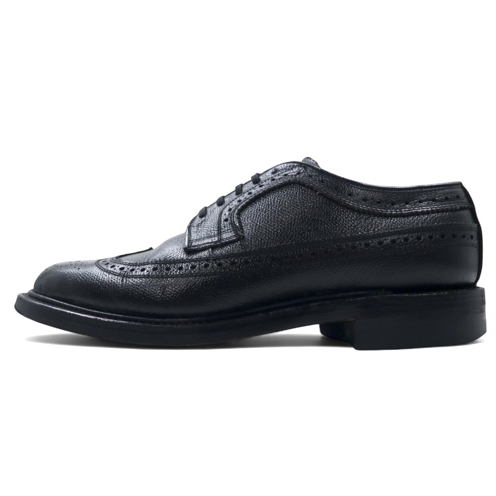REGAL Scarpe Wingtip Medallion Country 23.5cm Nere in Pelle Goffrata 6263 2235 Prodotto in Giappone