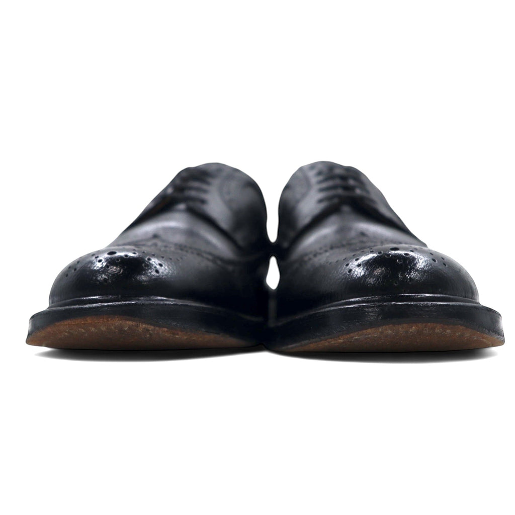 REGAL Scarpe Wingtip Medallion Country 23.5cm Nere in Pelle Goffrata 6263 2235 Prodotto in Giappone