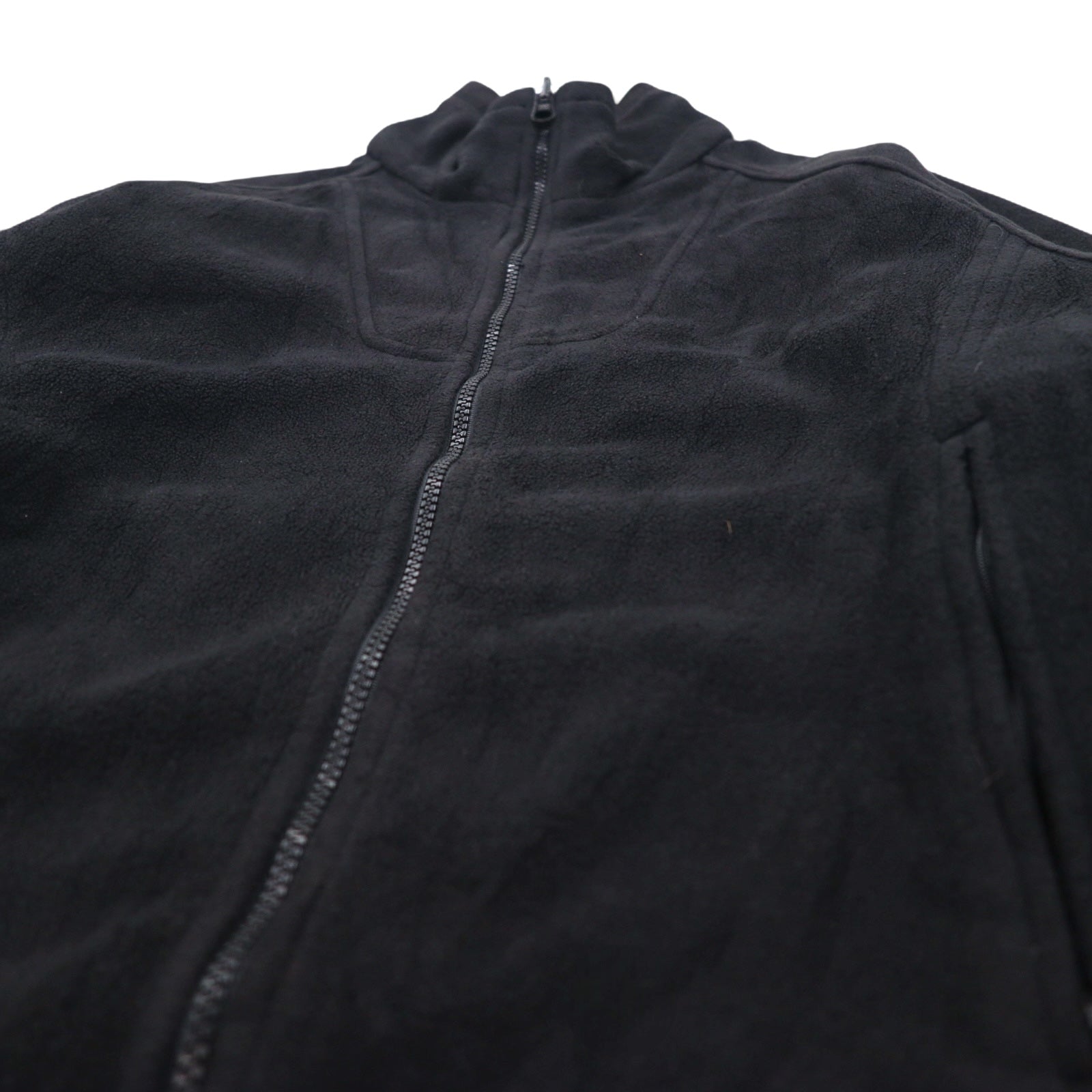 Columbia anni '90 3WAY Giacca a Vento M Blu Nero Nylon Fodera in Pile Coulisse con Zip-in-Zip