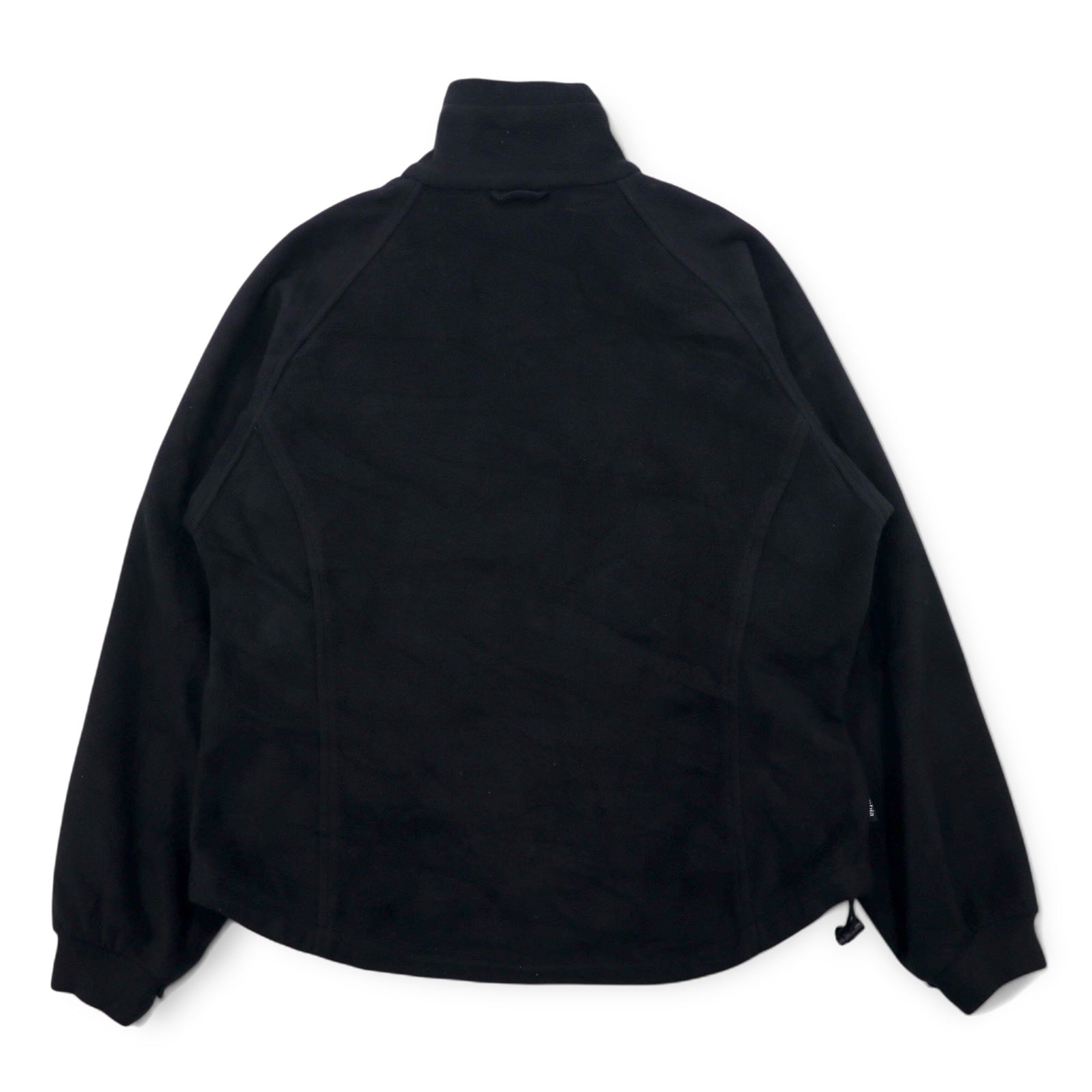Columbia anni '90 3WAY Giacca a Vento M Blu Nero Nylon Fodera in Pile Coulisse con Zip-in-Zip