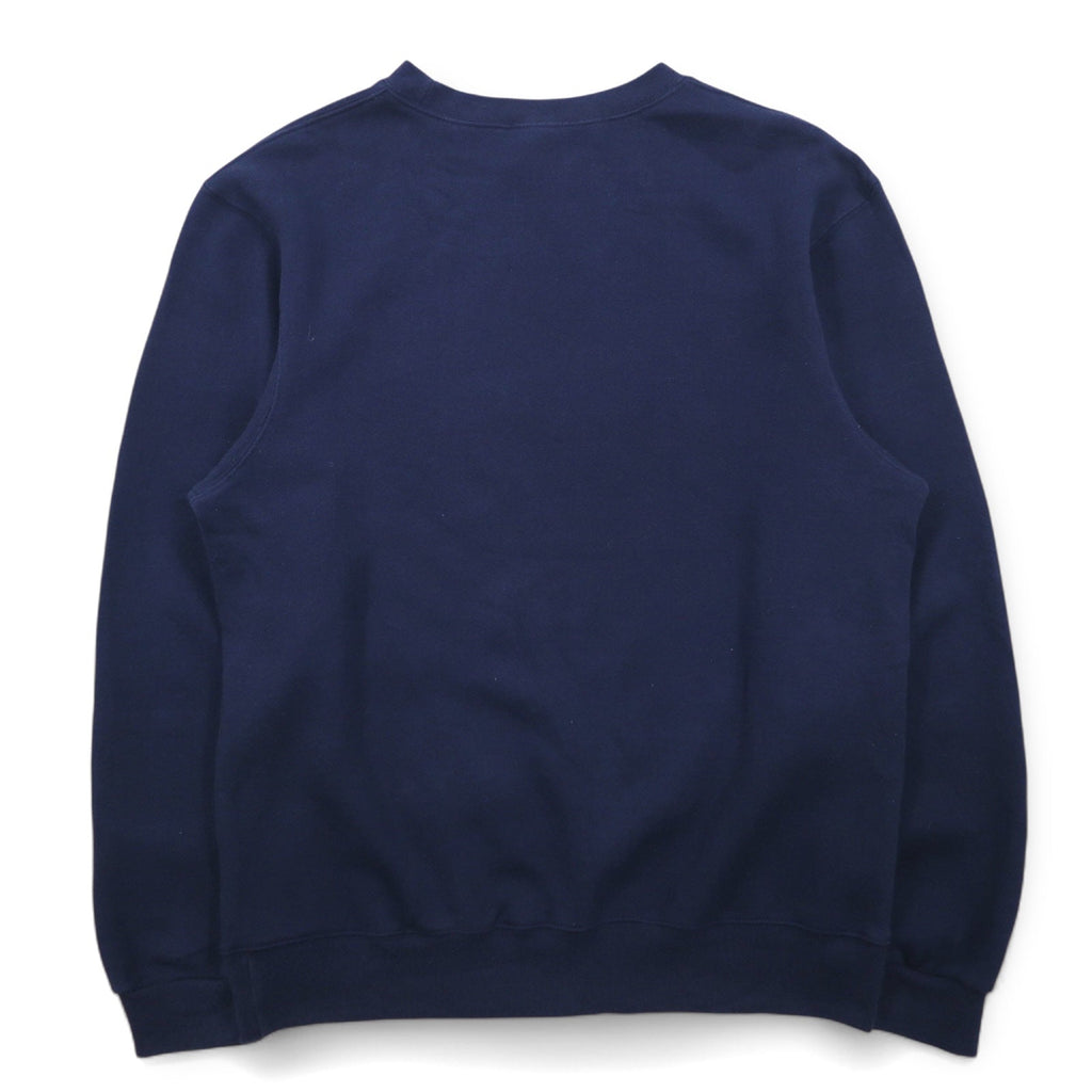 US NAVY Militare USA Stampa Felpa M Blu Navy Cotone SOFFE