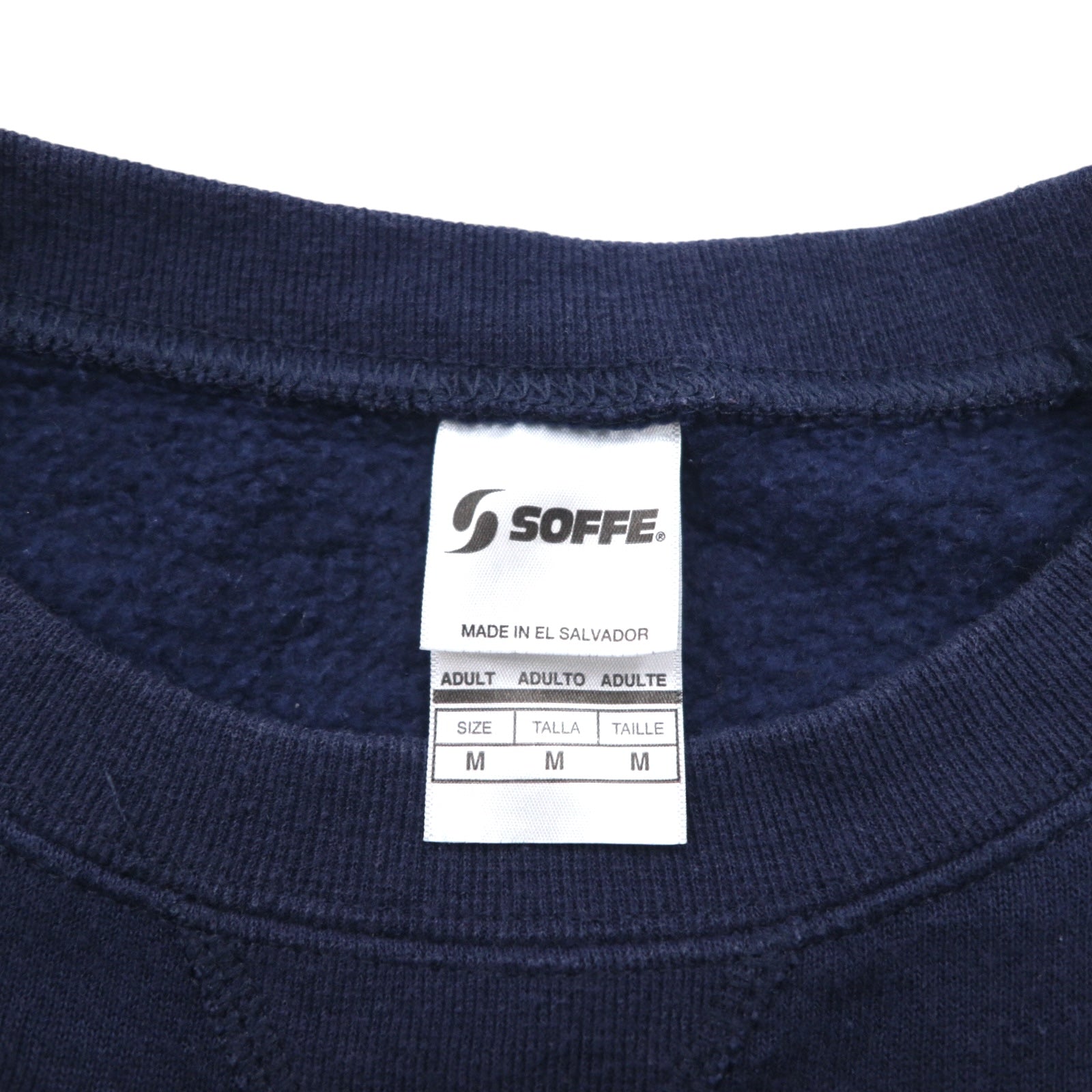 US NAVY Militare USA Stampa Felpa M Blu Navy Cotone SOFFE