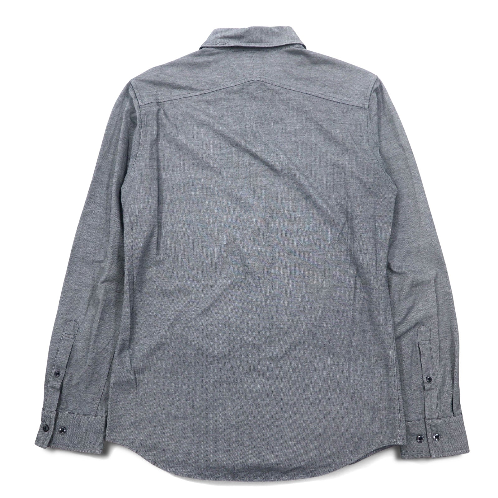 LACOSTE Polo elasticizzata S grigia in cotone con logo a punto singolo KH043C Made in Japan