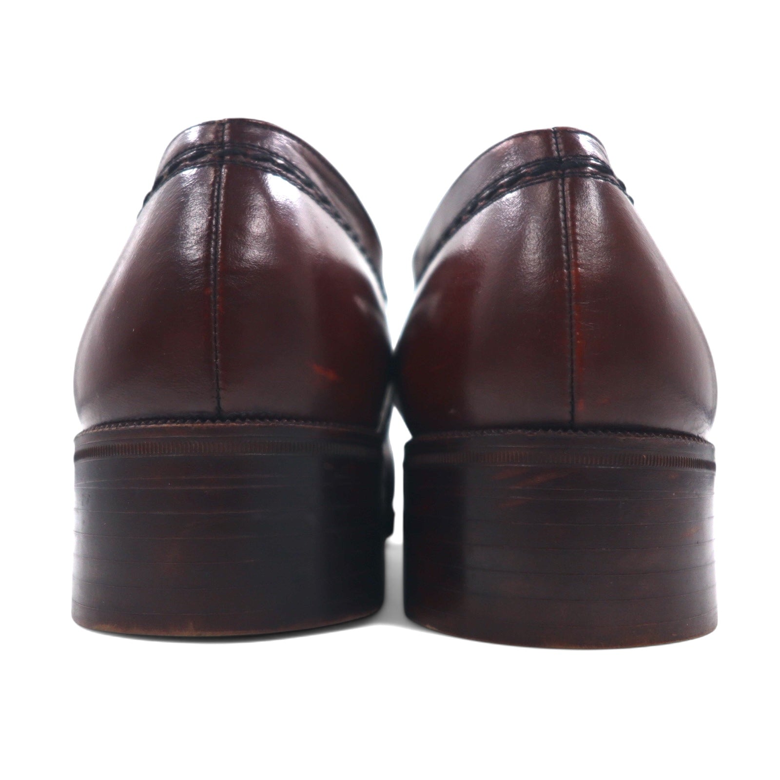 Pellet Mock Toe U-Tip Derby Scarpe Eleganti 28cm Marrone Scuro