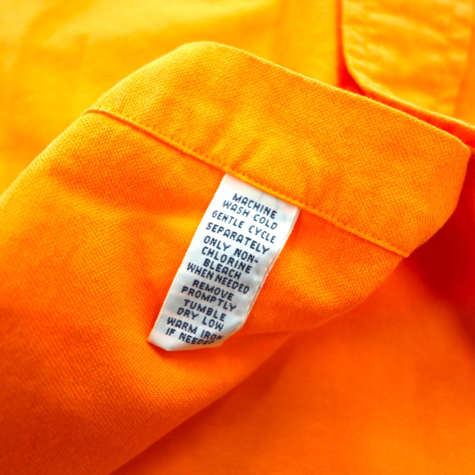 Ralph Lauren 90年代 オックスフォード ボタンダウン シャツ M オレンジ CUSTOM FIT 胸ポケット スモールポニー刺繡