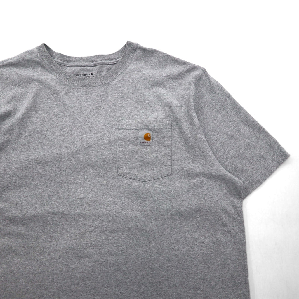Carhartt t-shirt loose fit tasca 2XL LOOSE FIT grigia cotone